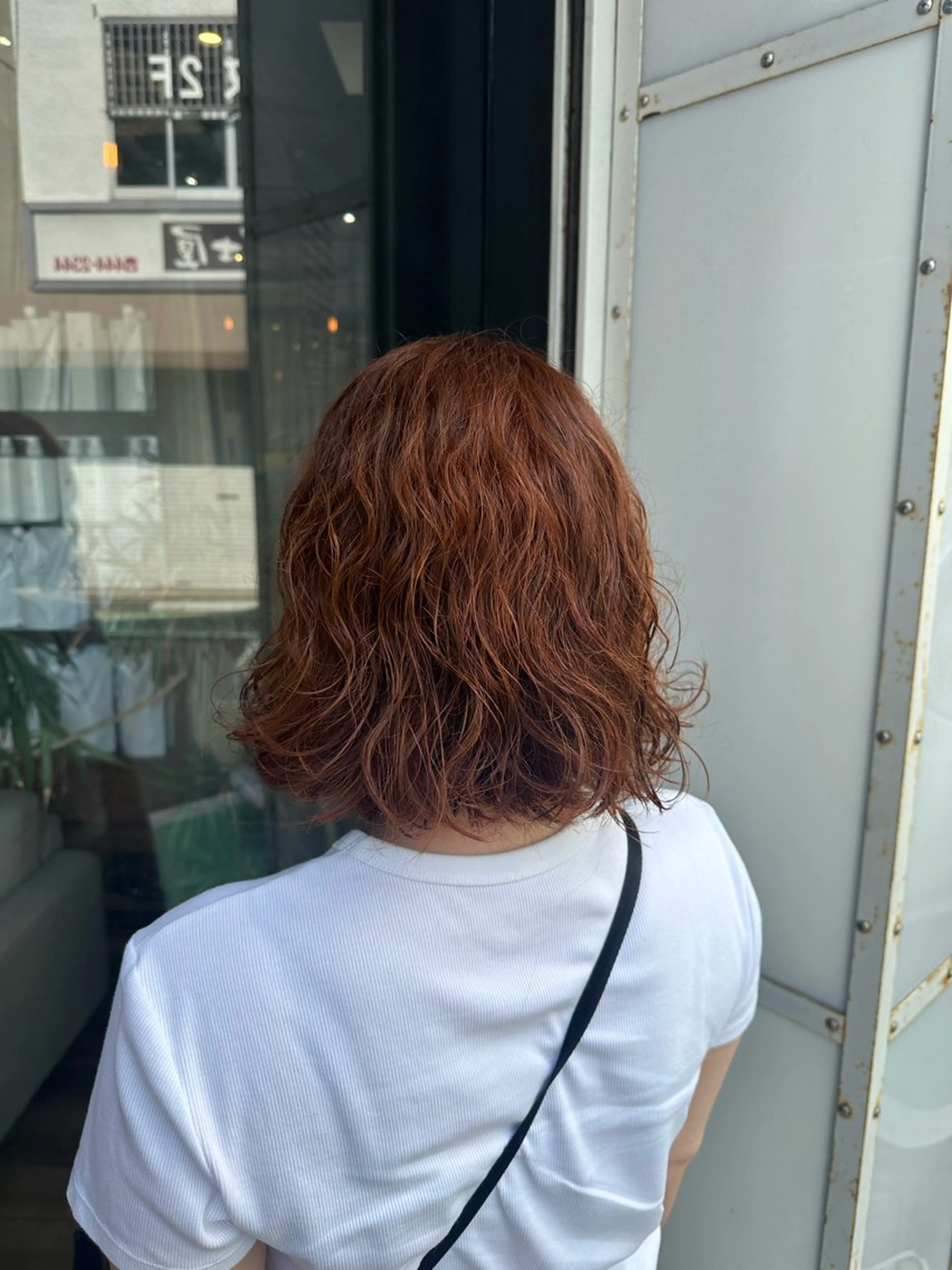 ショート カラー ベージュカラー ブリーチ ブリーチなしカラー オレンジ オレンジベージュ ヘアカラー トリートメント いまじゅく あおいのヘアスタイル