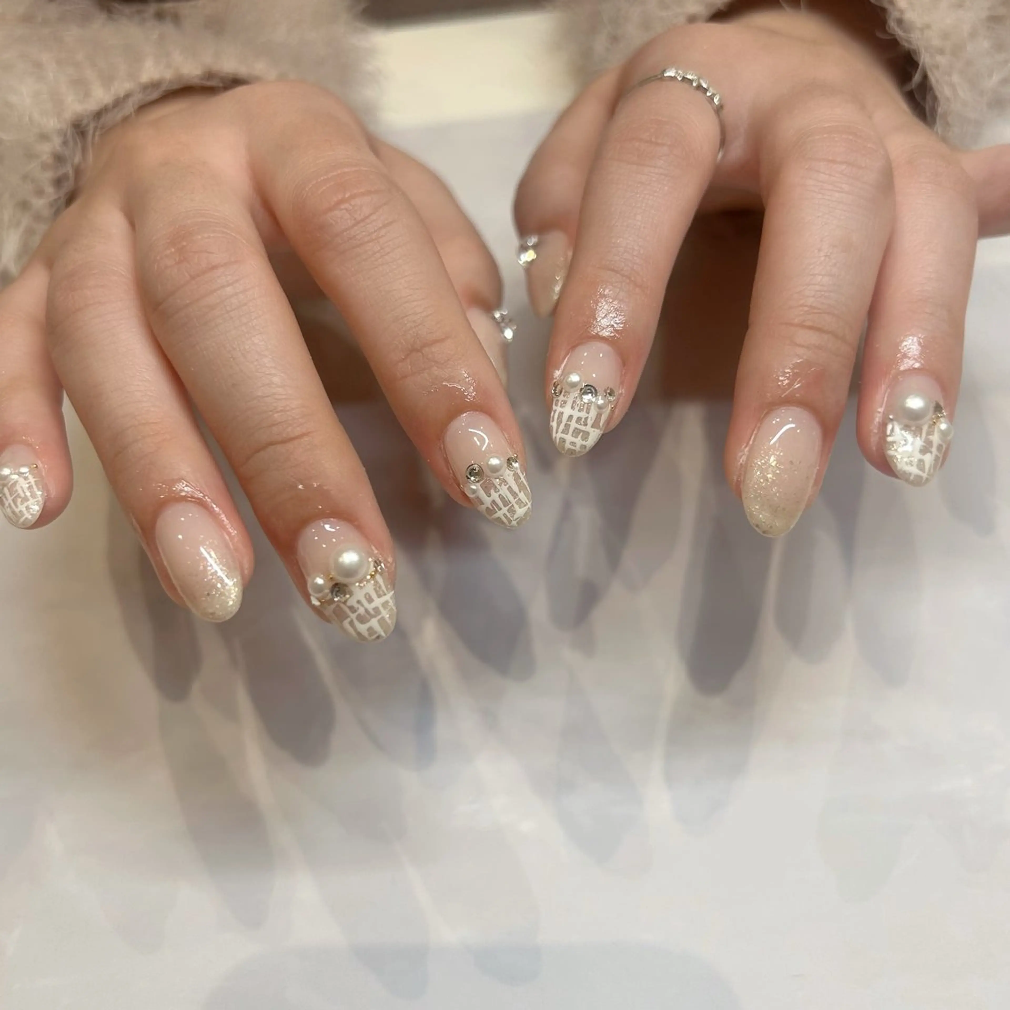 ネイル ハンドネイル Bianca浦和🪽 藤岡のネイルデザイン