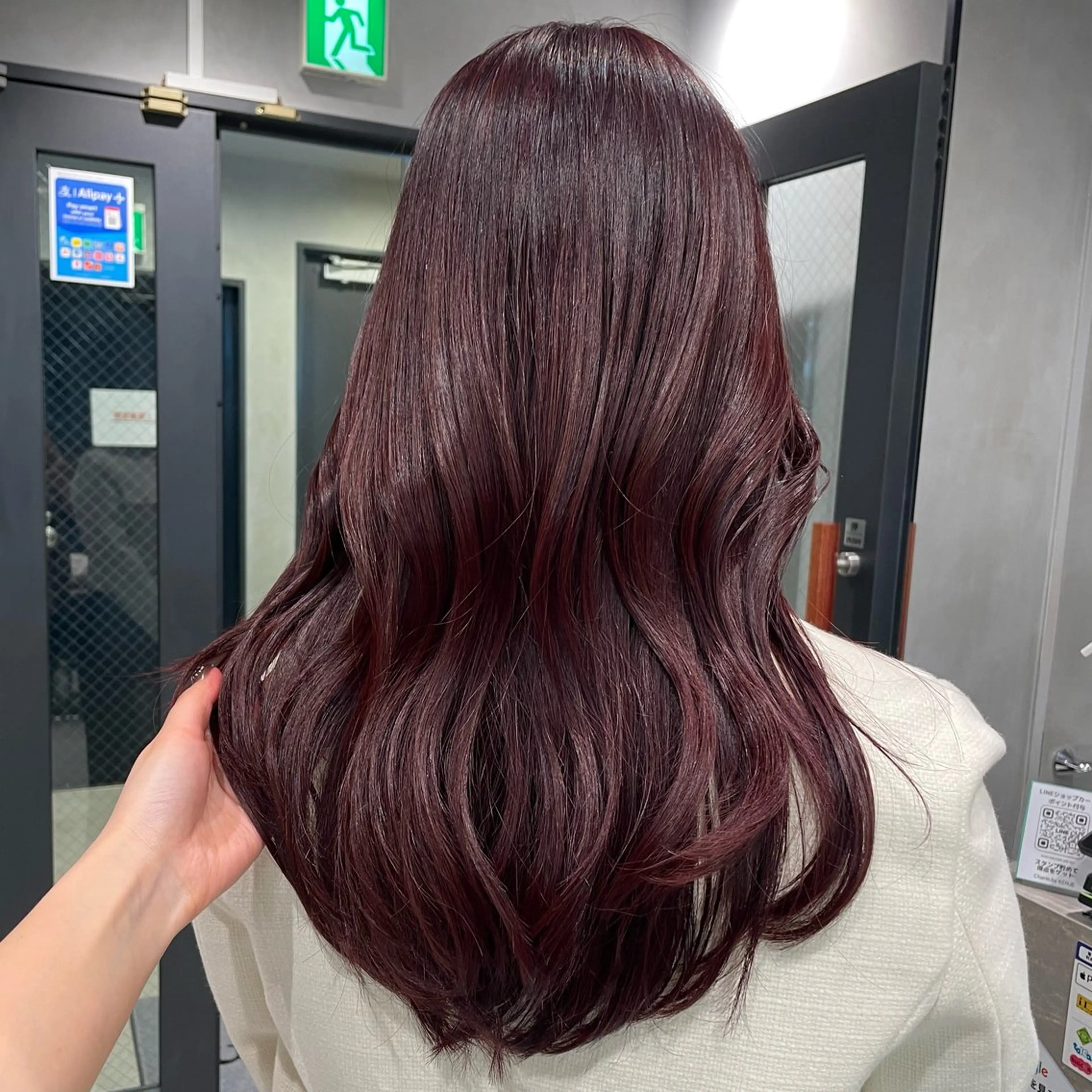ロング カラー カット ヘアカラー トリートメント ヘッドスパ ヘアセット 暖色カラー ❤️‍🔥REIRIのヘアスタイル
