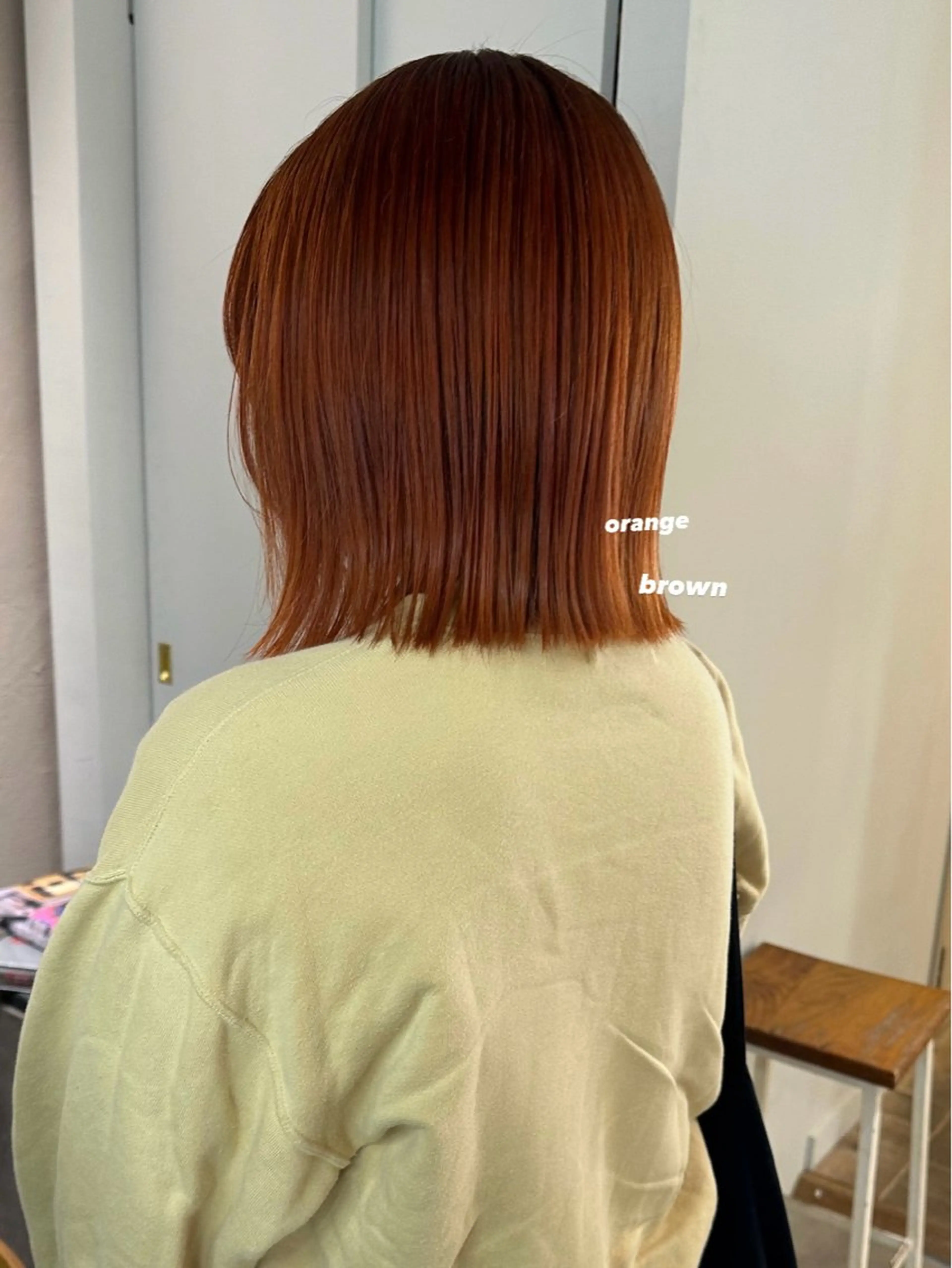 ミディアム カラー ヘアカラー トリートメント 暖色/レイヤーカット 🌙オノユリカのヘアスタイル