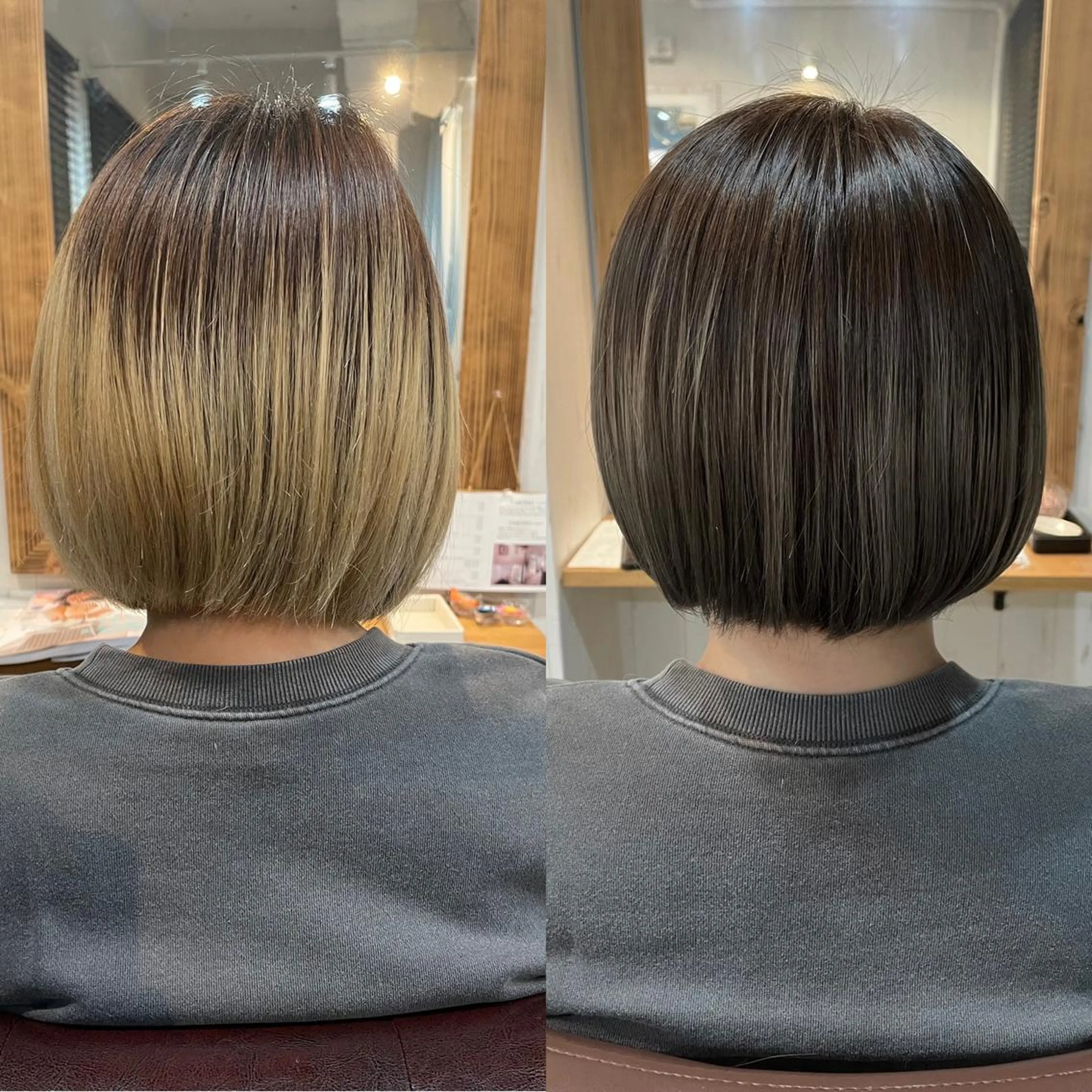 ショート カラー ブリーチ シルバー 小阪 将司のヘアスタイル