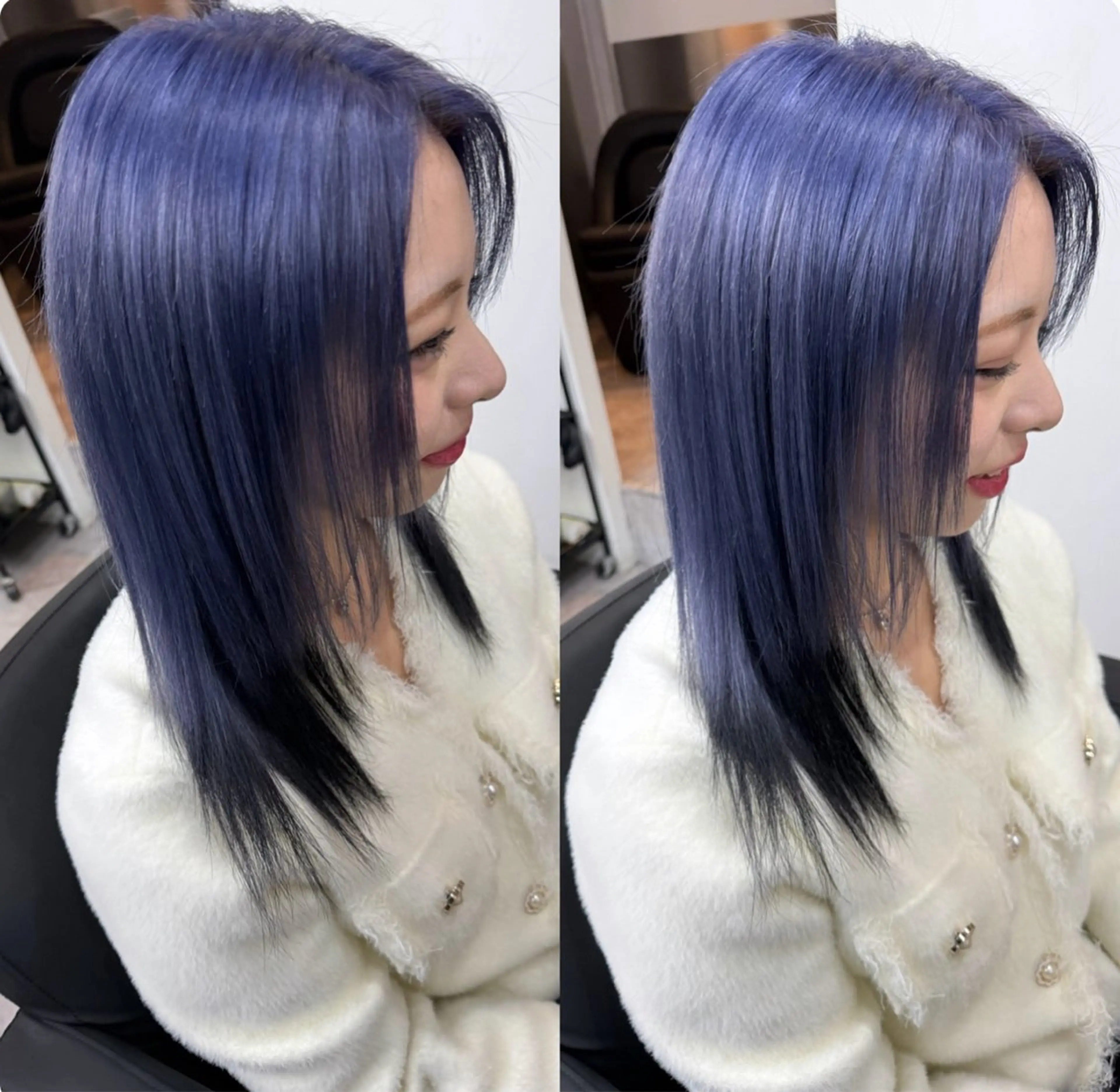 ミディアム カラー ヘアカラー トリートメント ヘッドスパ 🎀盛れる顔周り×レ イヤー×透明感/米田のヘアスタイル