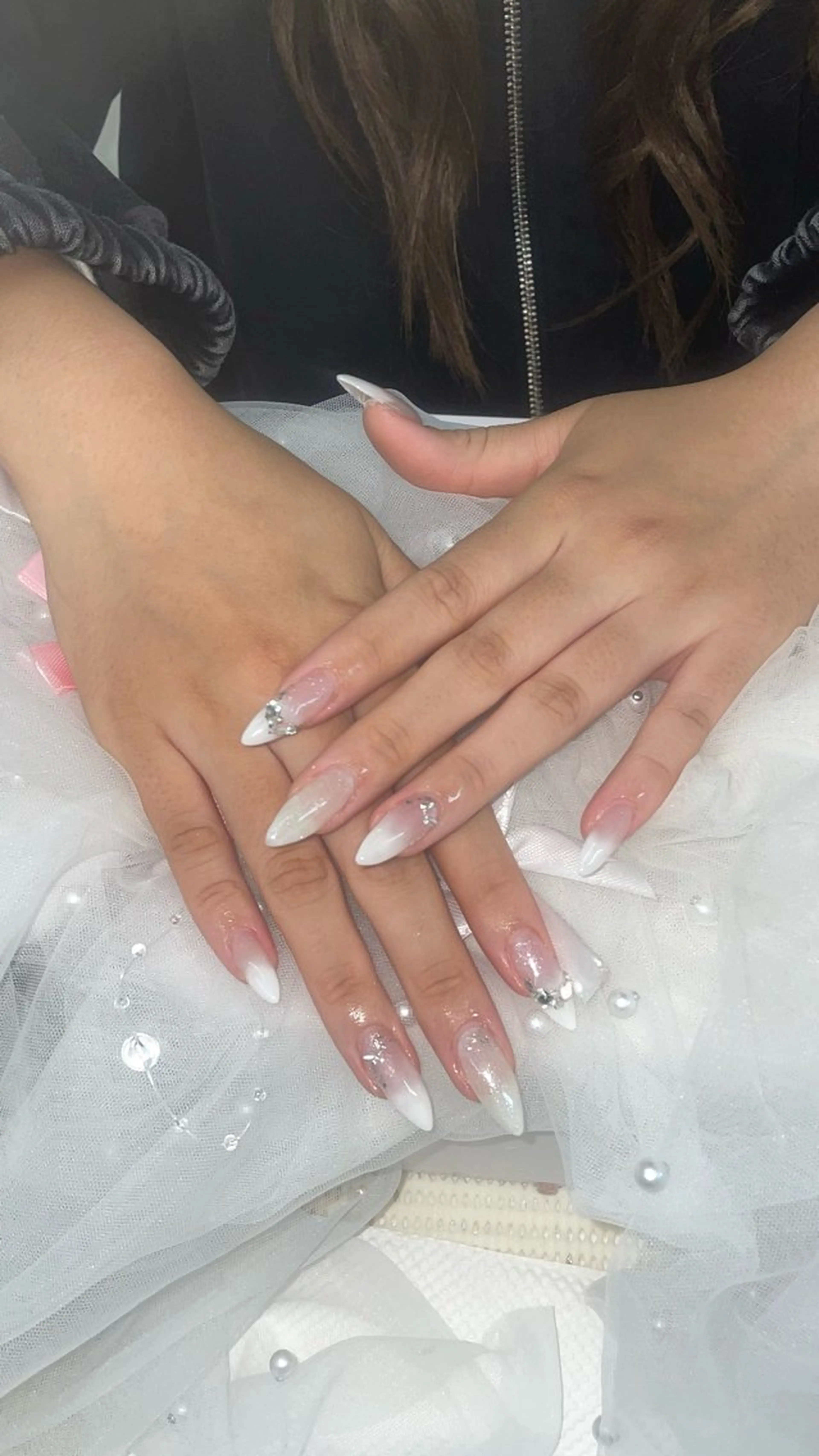 ネイル ピンク ワンホンネイル ハンドネイル moon nail hikariのネイルデザイン