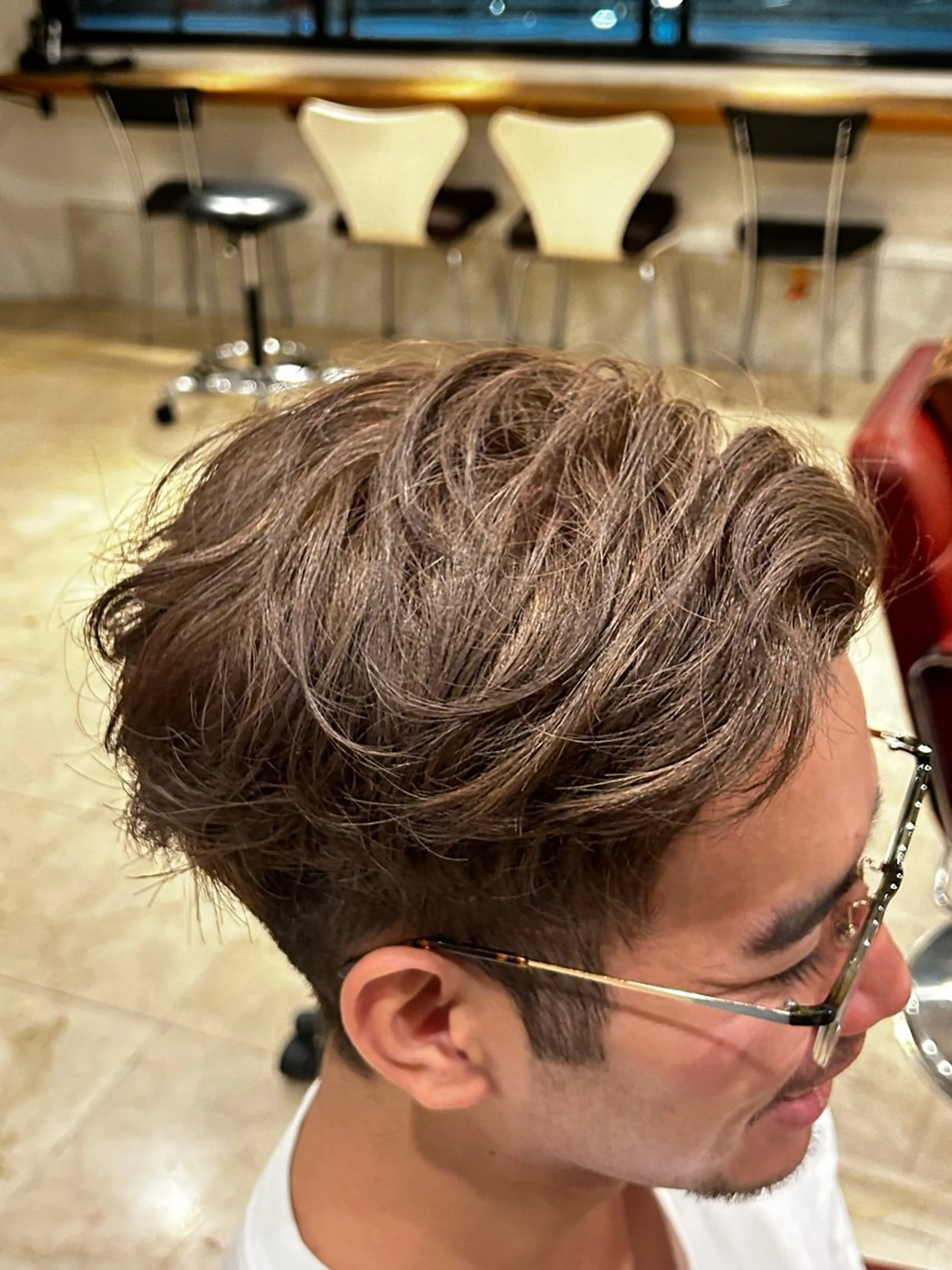 メンズ ヘアカラー 🟥MOPS金沢文庫 永井輝🟥のヘアスタイル