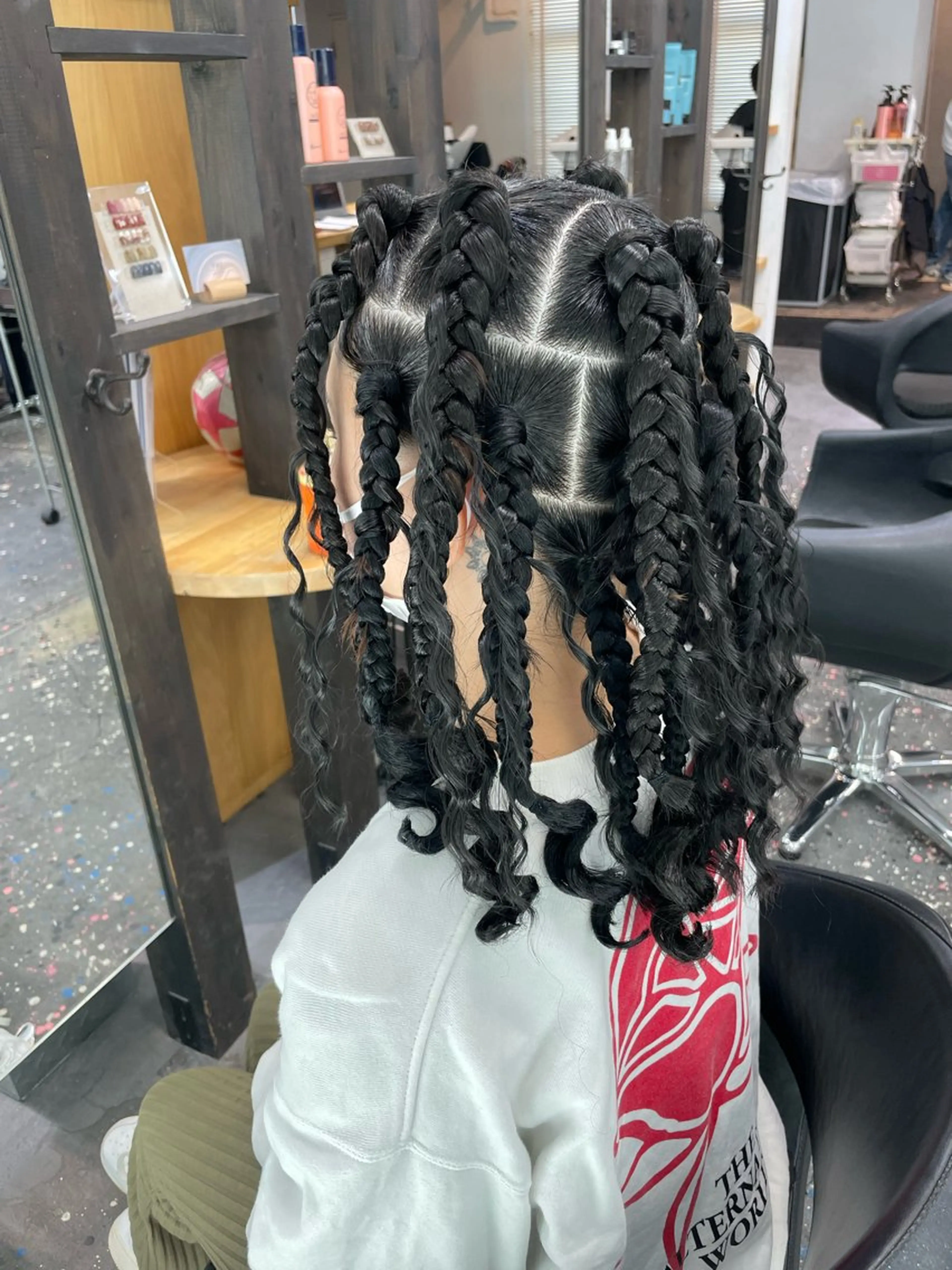 ショート ヘアアレンジ ショートヘア Lehua   (レフア)所属・MEI/ブレイズ/ コーンロウ/茅ヶ崎のヘアスタイル