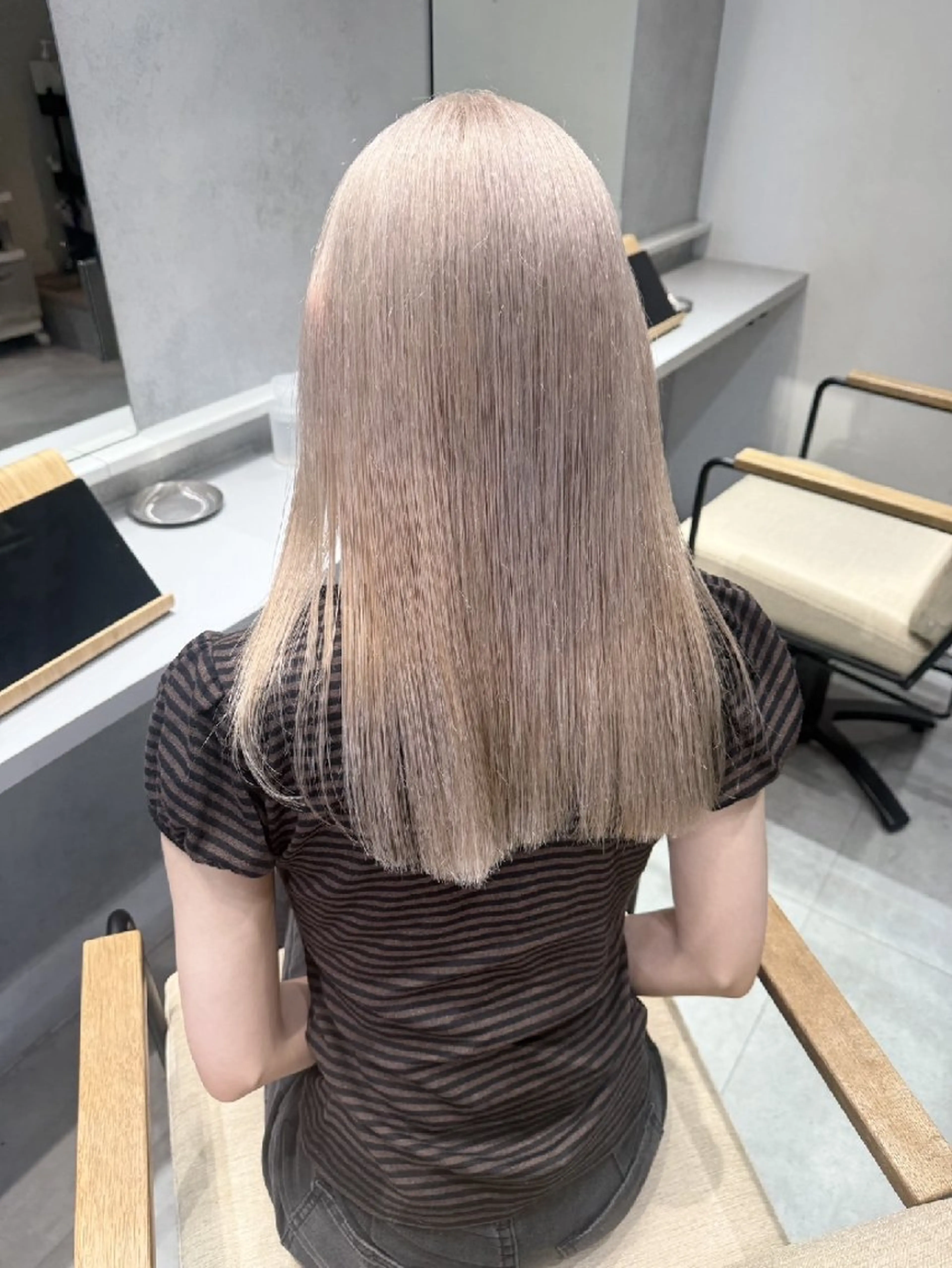 ブリーチ有りダブルカラーの写真