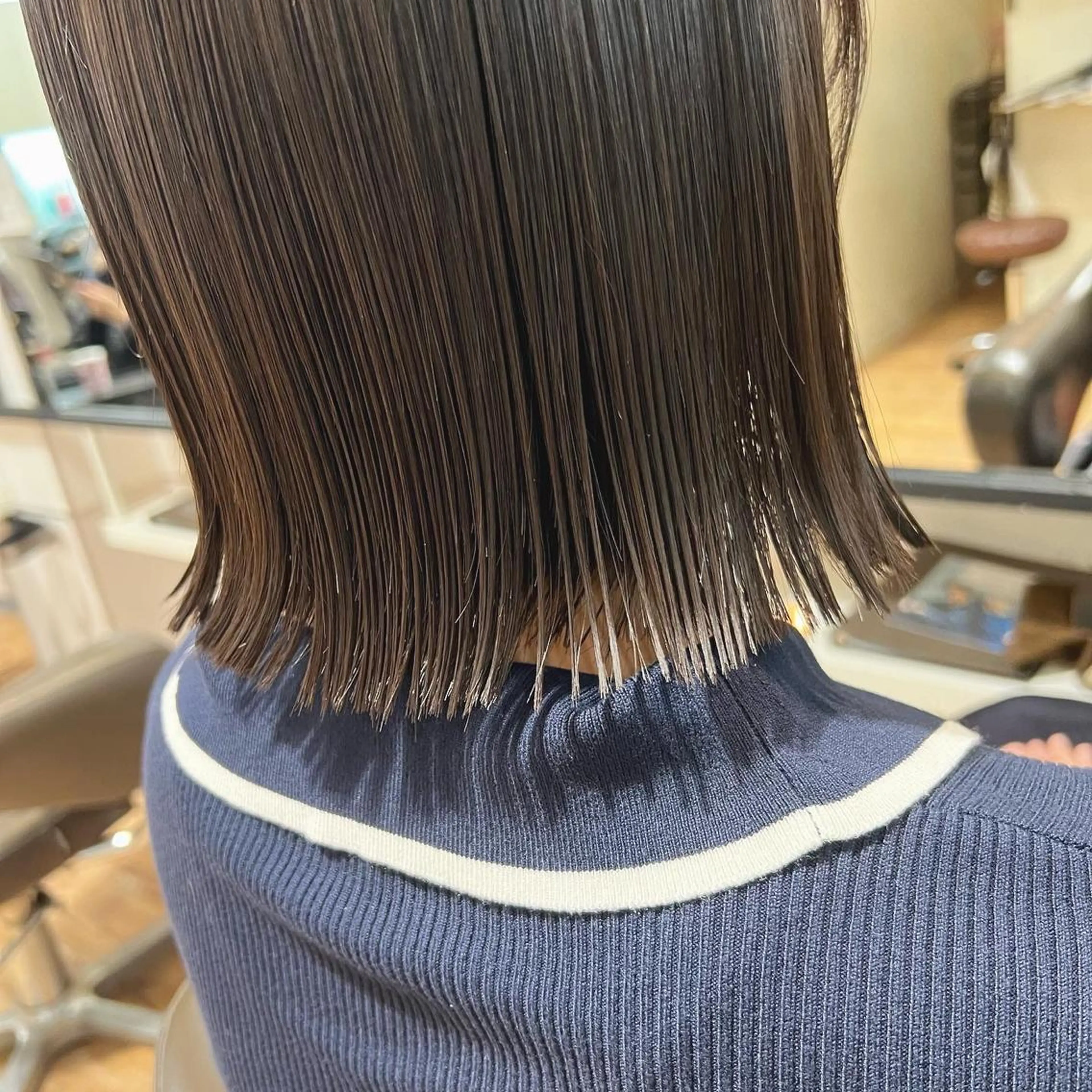 ミディアム カット ヘアカラー トリートメント インナーカラー♡ Nanakoのヘアスタイル