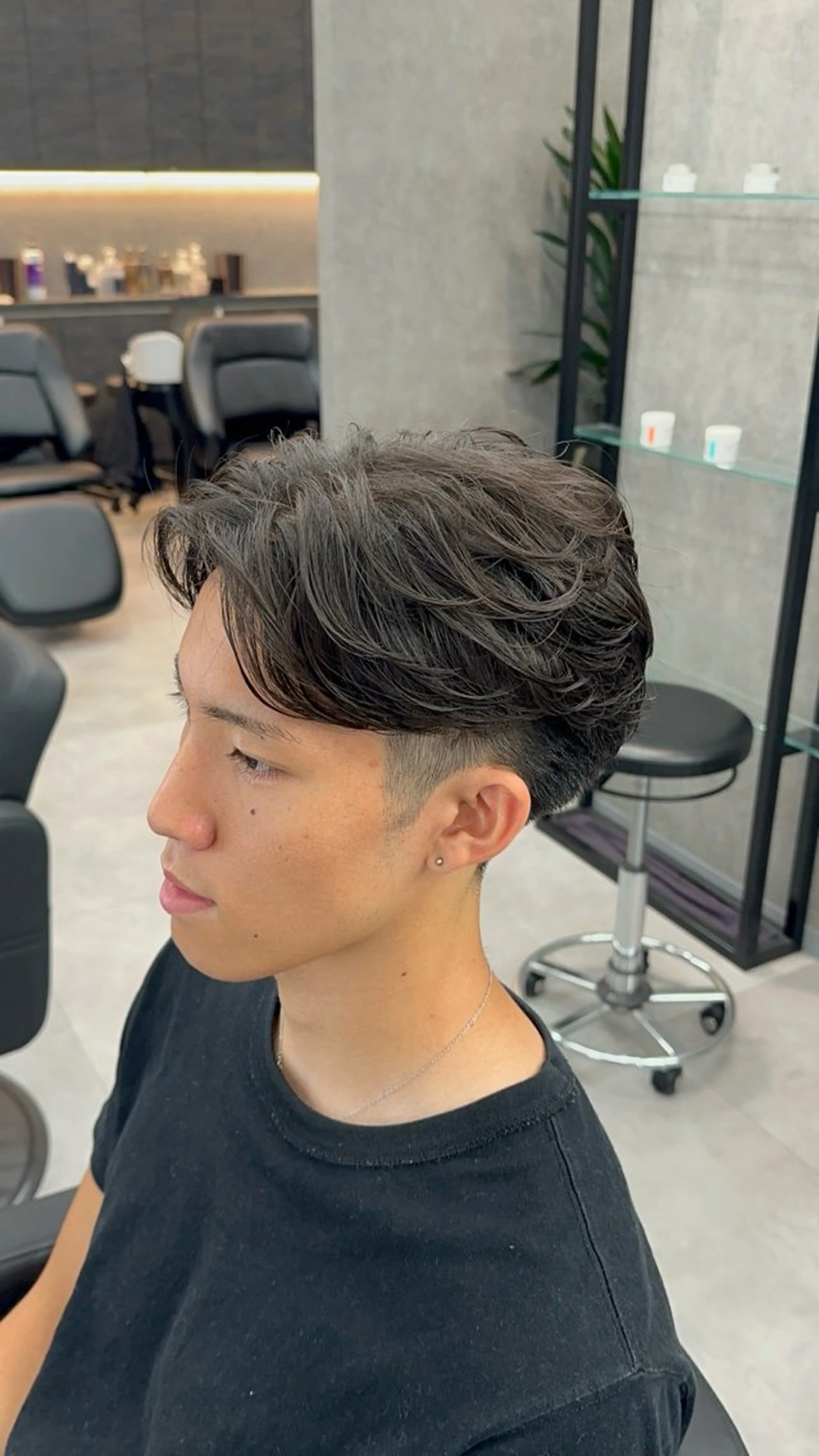 カラー パーマ メンズ メンズパーマ ニュアンスパーマ カット パーマ STANCE MEN'S公式のヘアスタイル