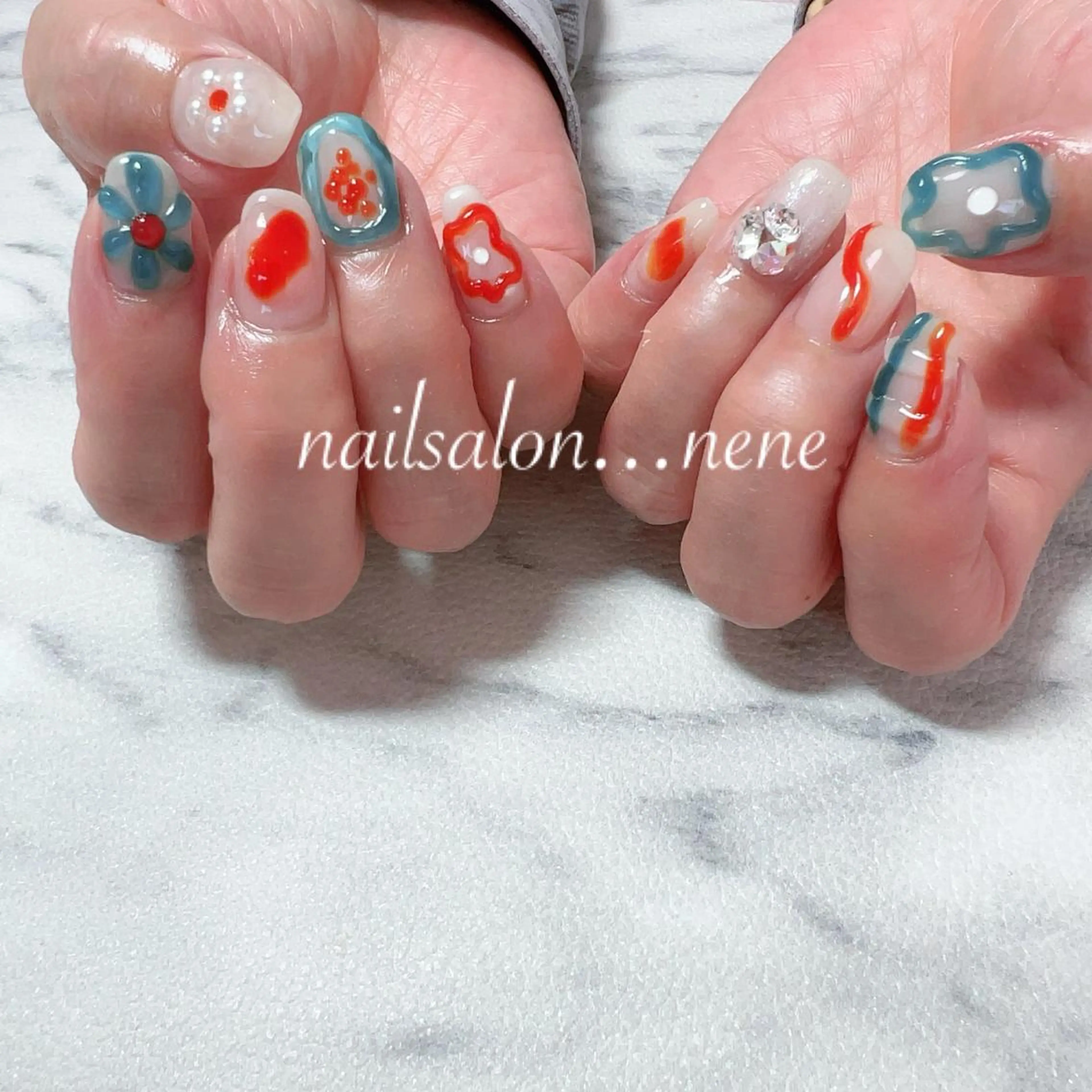 ネイル ぷっくりネイル nailsalon ...neneのネイルデザイン