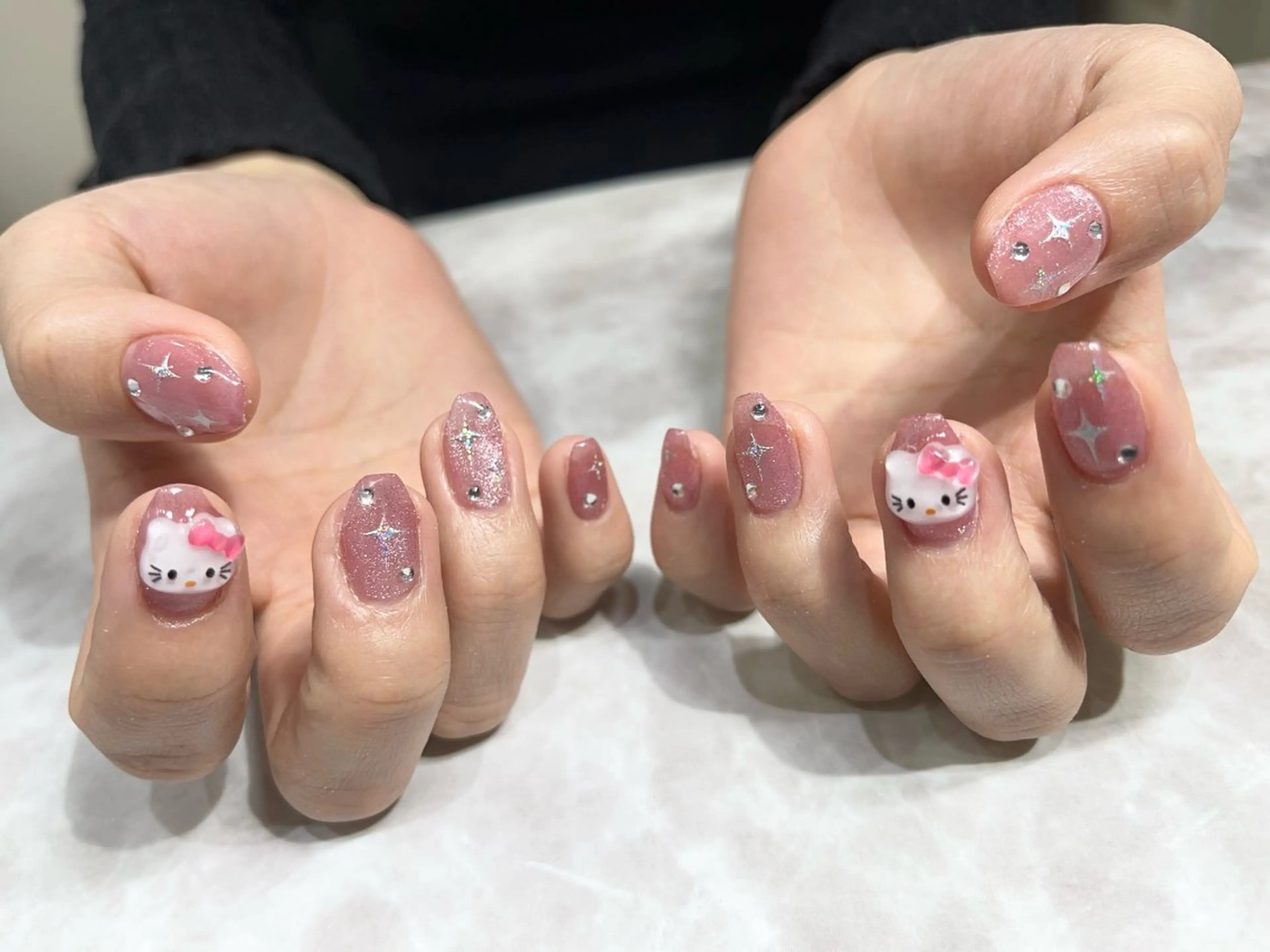 ネイル マグネットネイル ワンカラーネイル 粕屋耳ツボジュエリー 💎（ネイル休）のその他イメージ