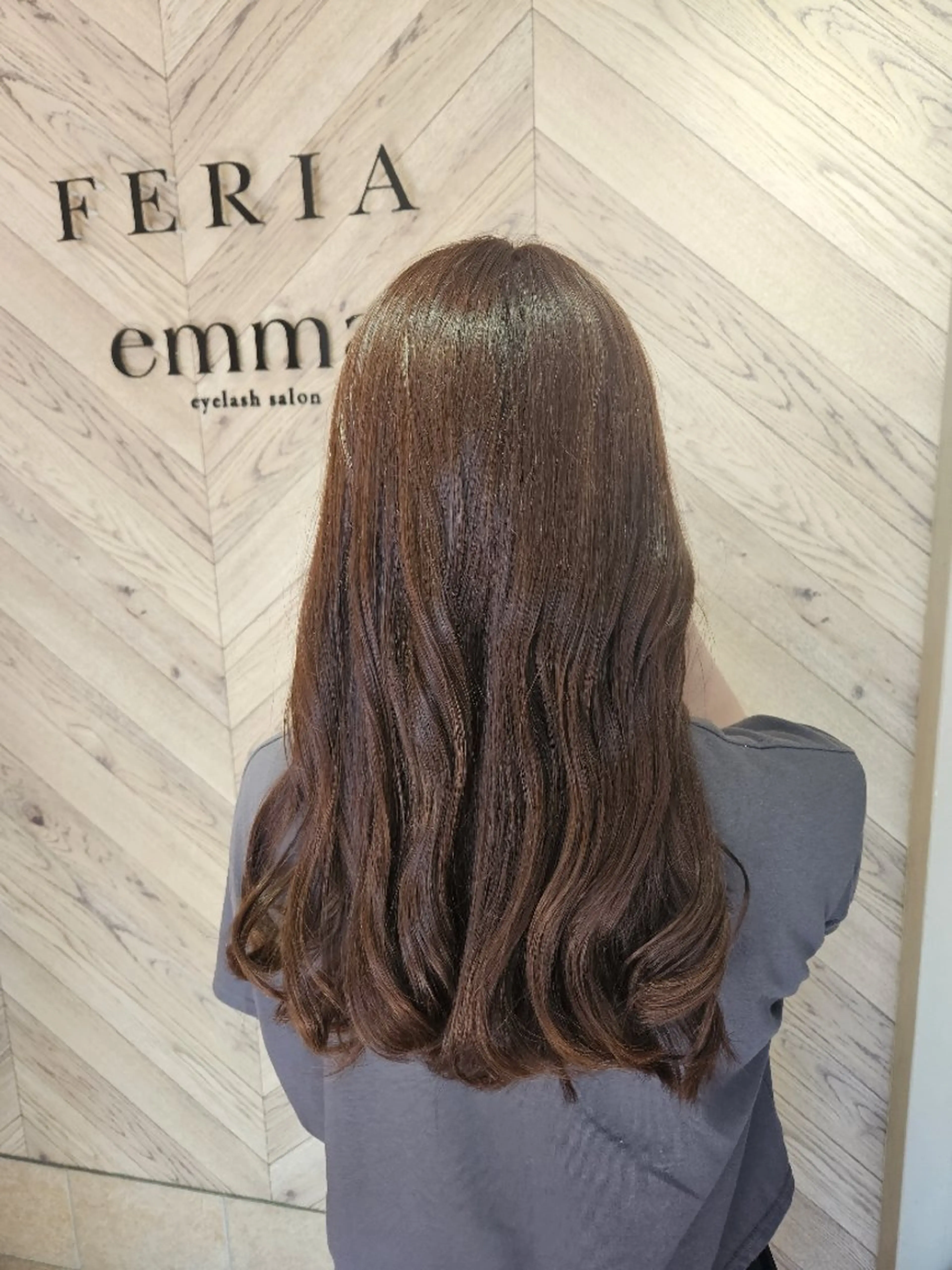 セミロング FERIAあべの 🎀中野まや🎀のヘアスタイル