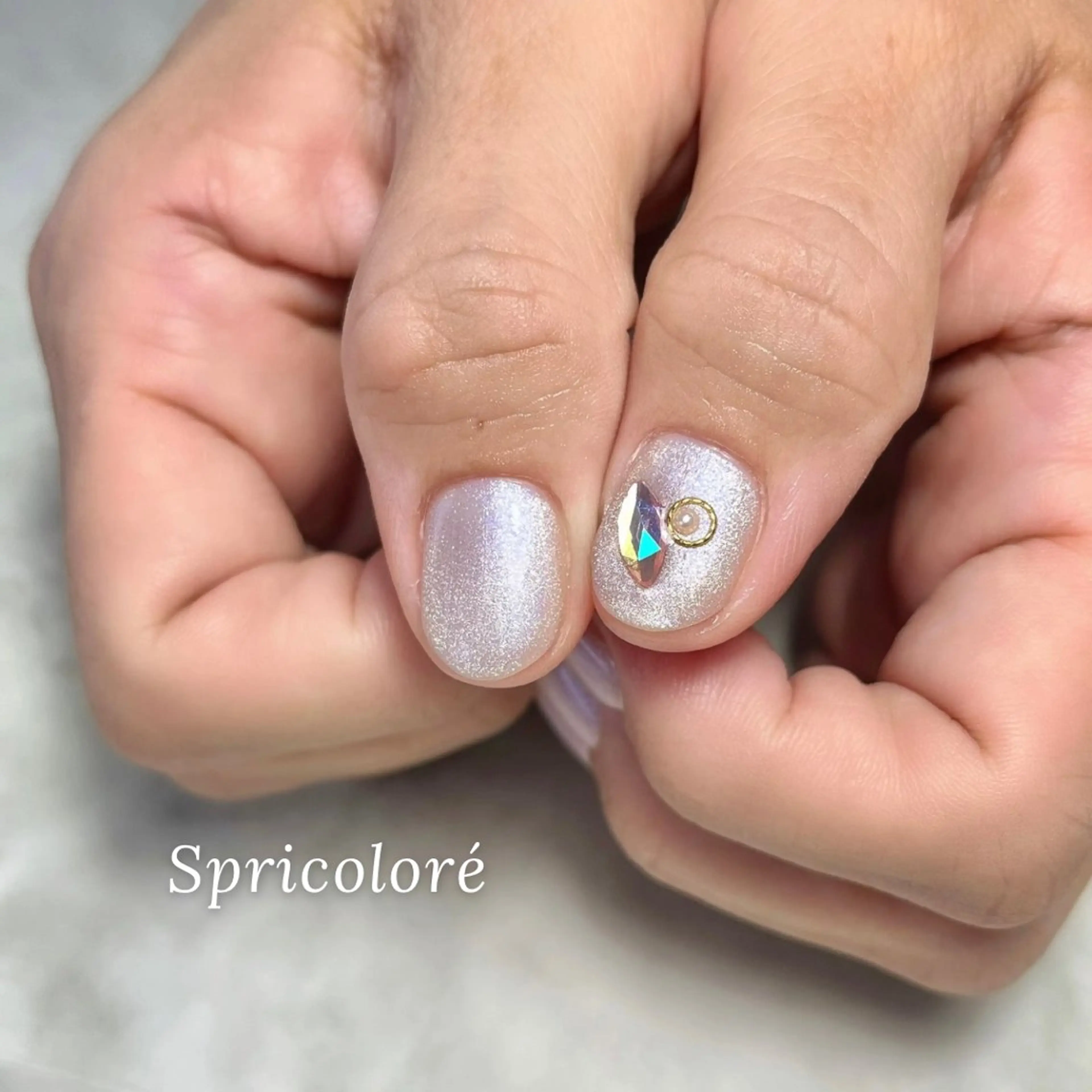 ネイル マグネットネイル Spricoloré ／harunaのネイルデザイン