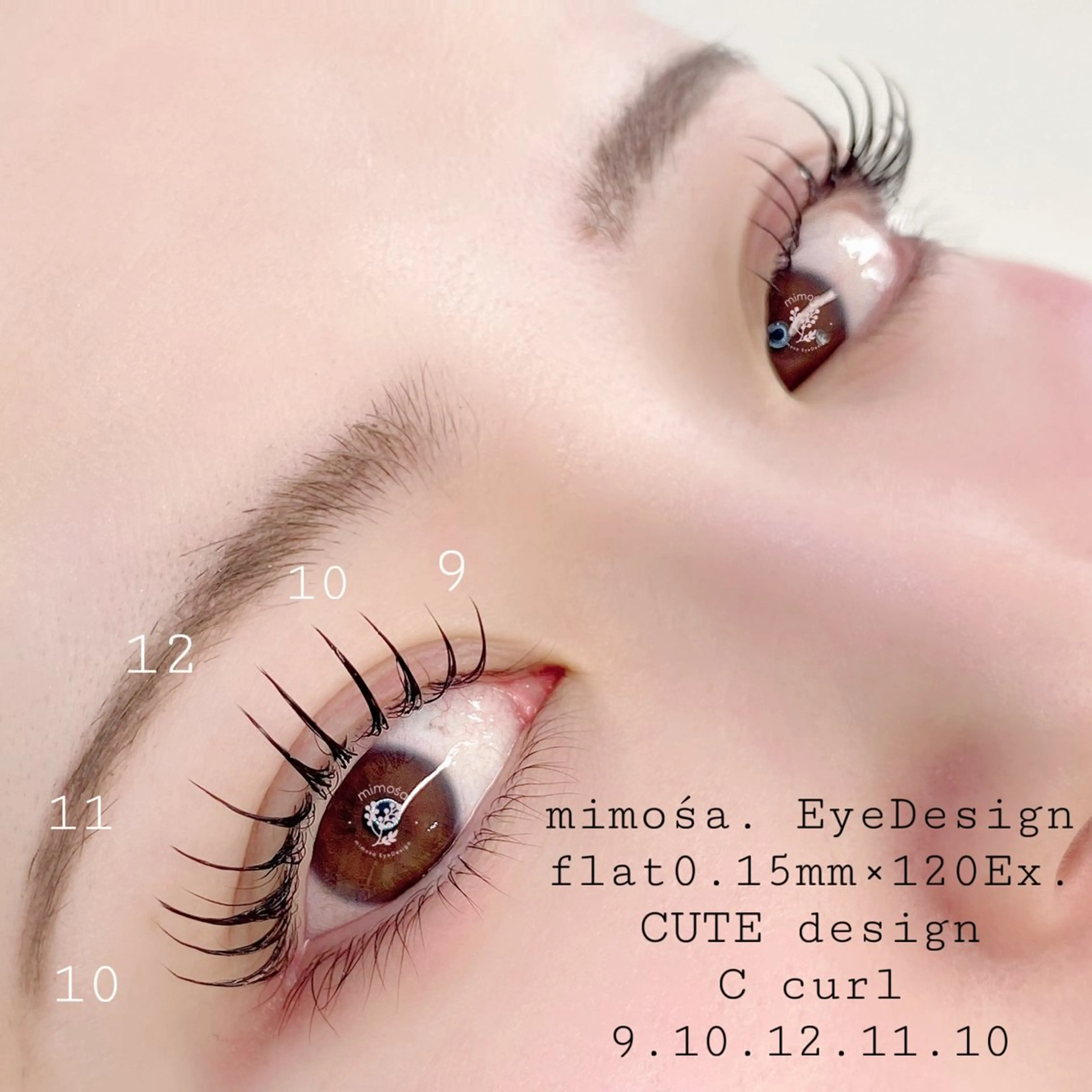 マツエク・マツパ マツエク mimośa. EyeDesignの眉毛・アイブロウイメージ
