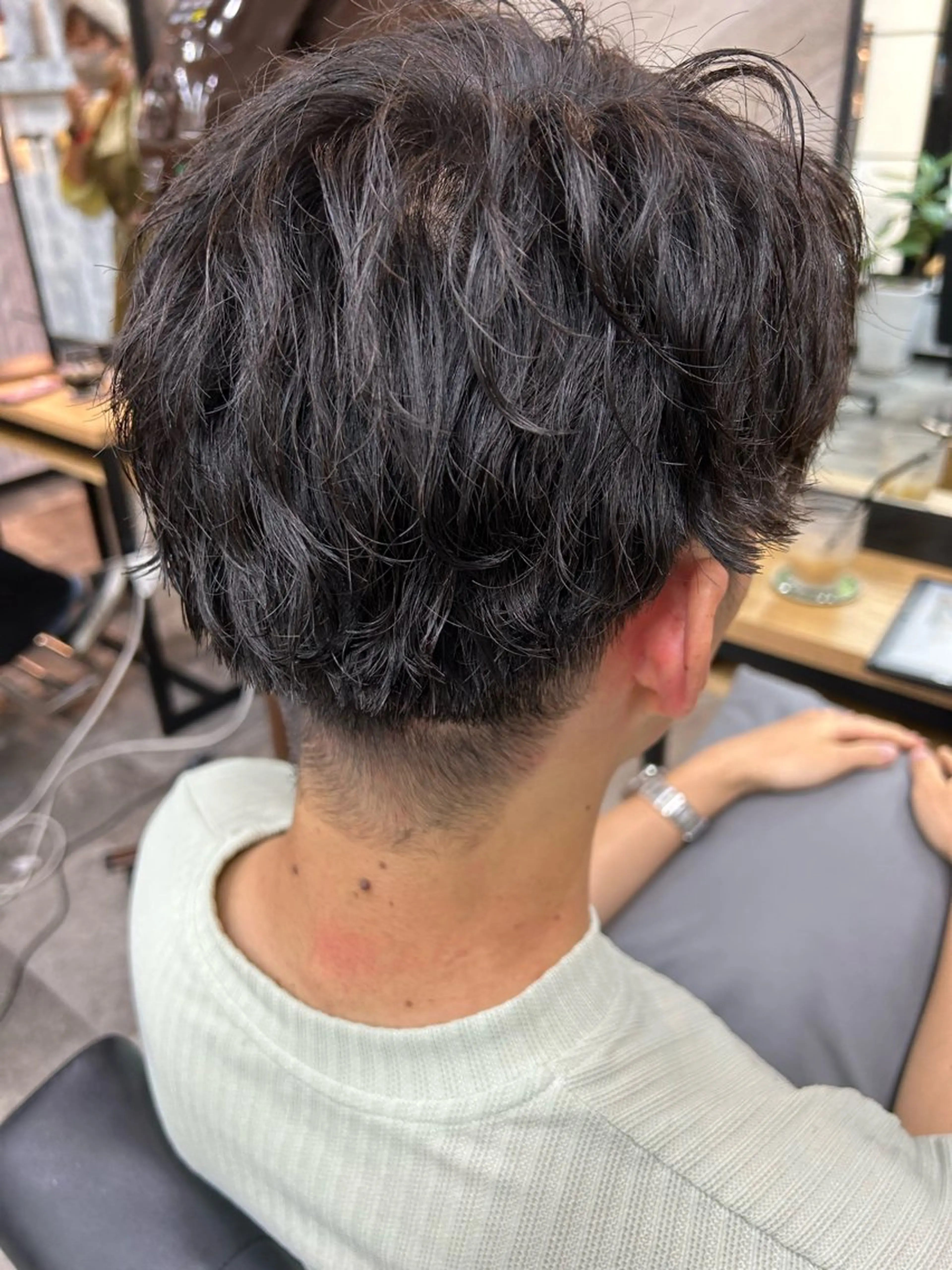 パーマ メンズ メンズパーマ 飯塚 沙衣のヘアスタイル