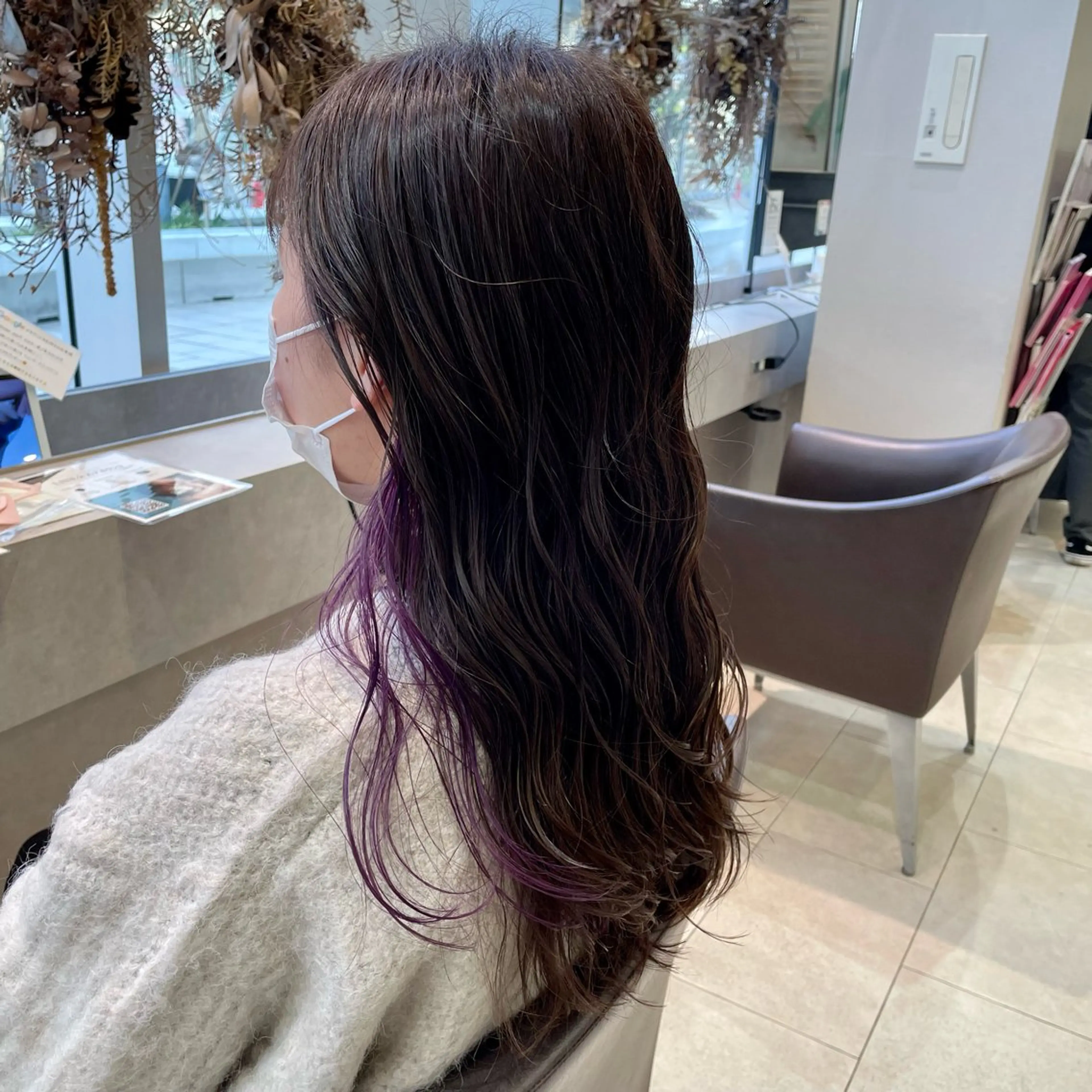 ロング カラー インナーカラー カット ヘアカラー 【脱白髪染め】【髪質 改善】仲井槙一のヘアスタイル