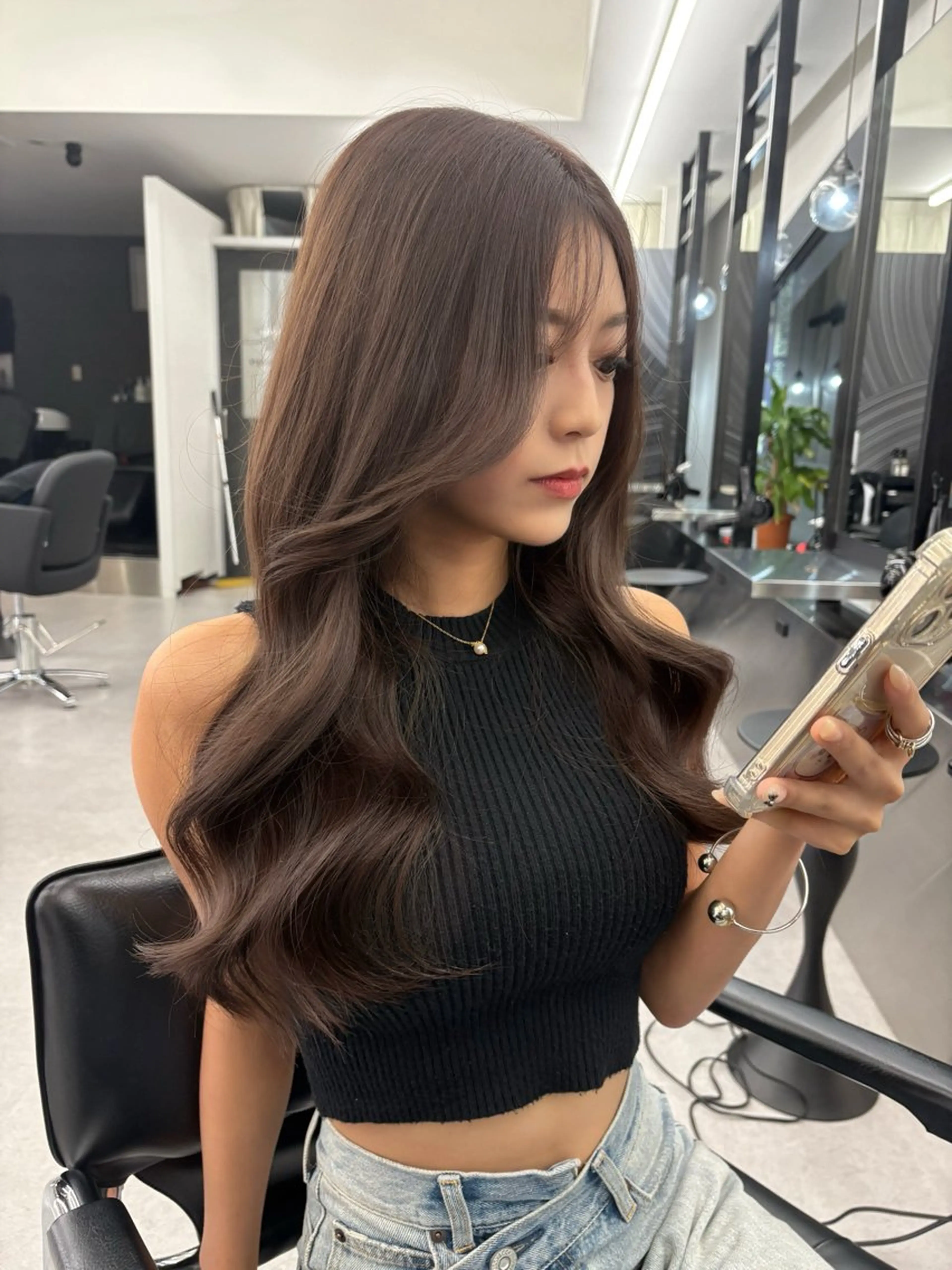ロング カラー カット ヘアカラー 心斎橋/ モデル募集中🍒🫧のヘアスタイル