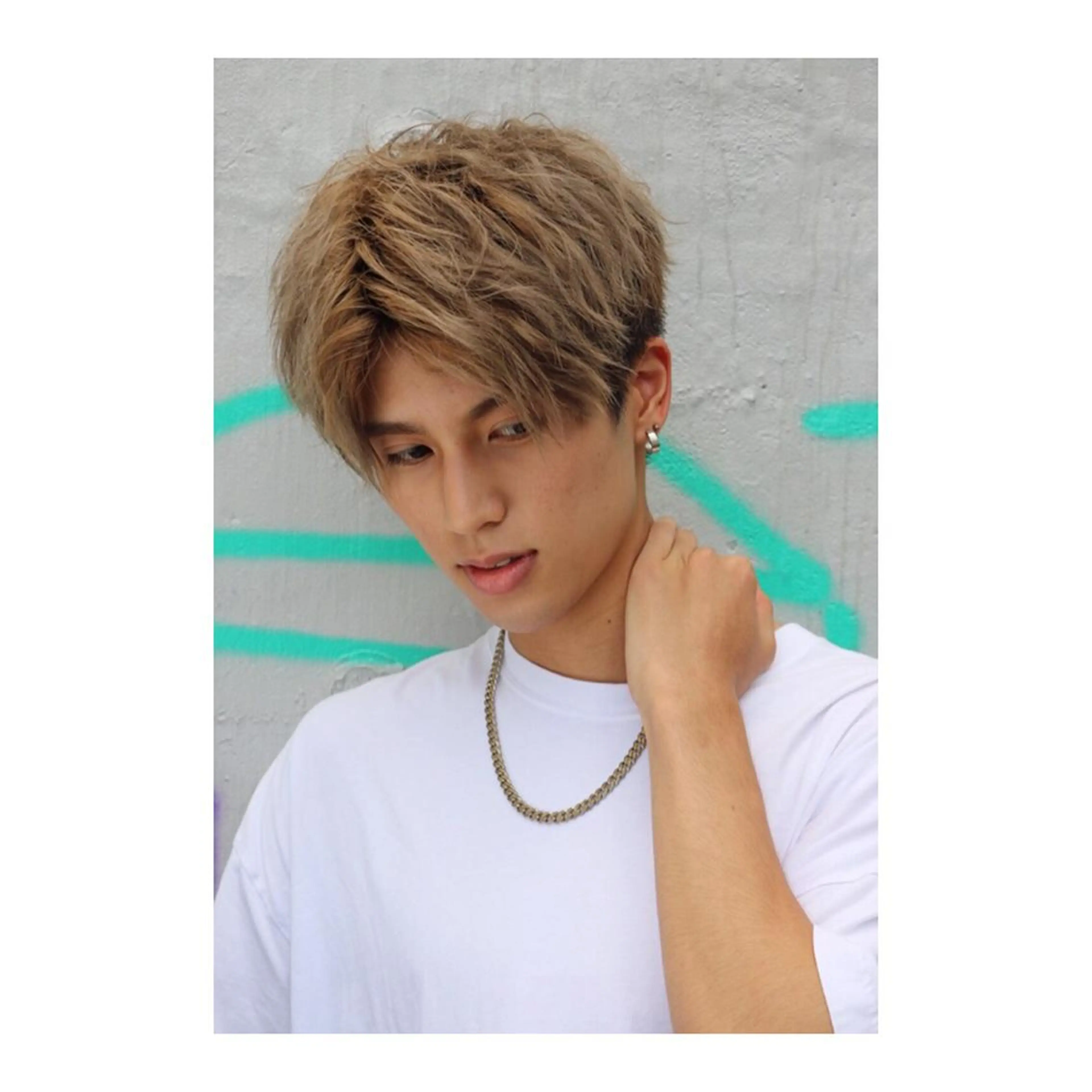 ヘアアレンジ メンズ ヘアセット ange☞ soutaのヘアスタイル