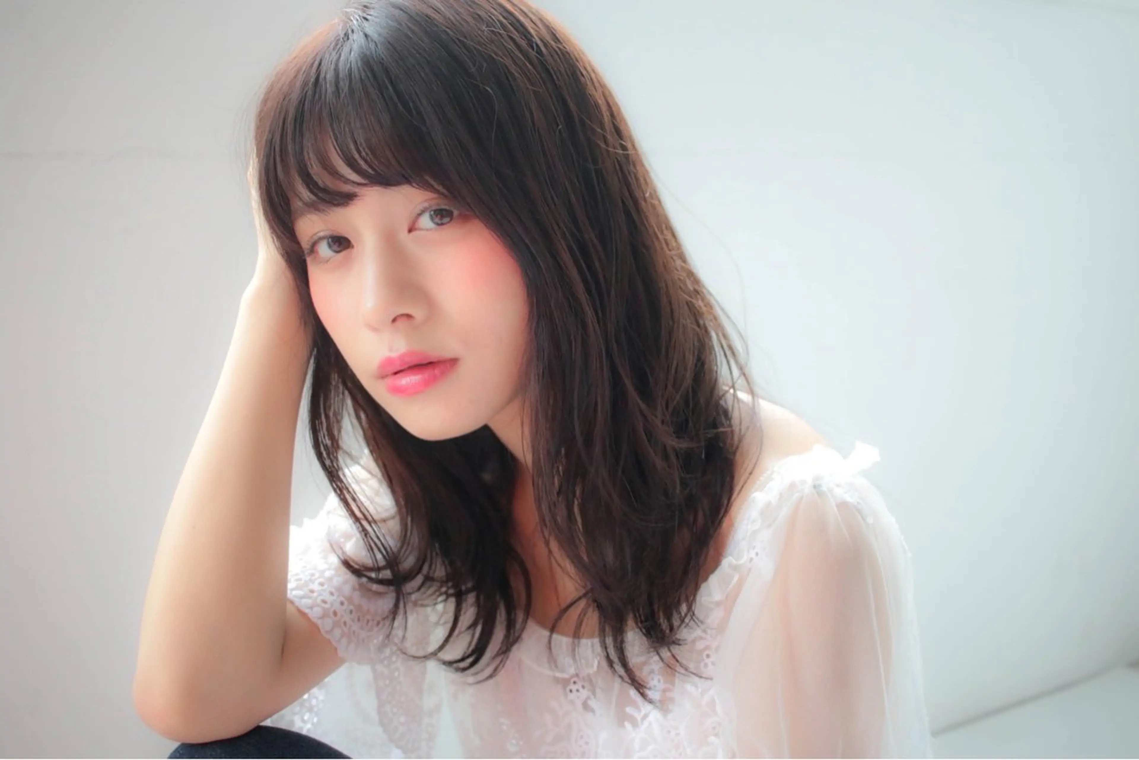 ロング カット 大人上品🤍明るめ ベージュ🤍REOのヘアスタイル
