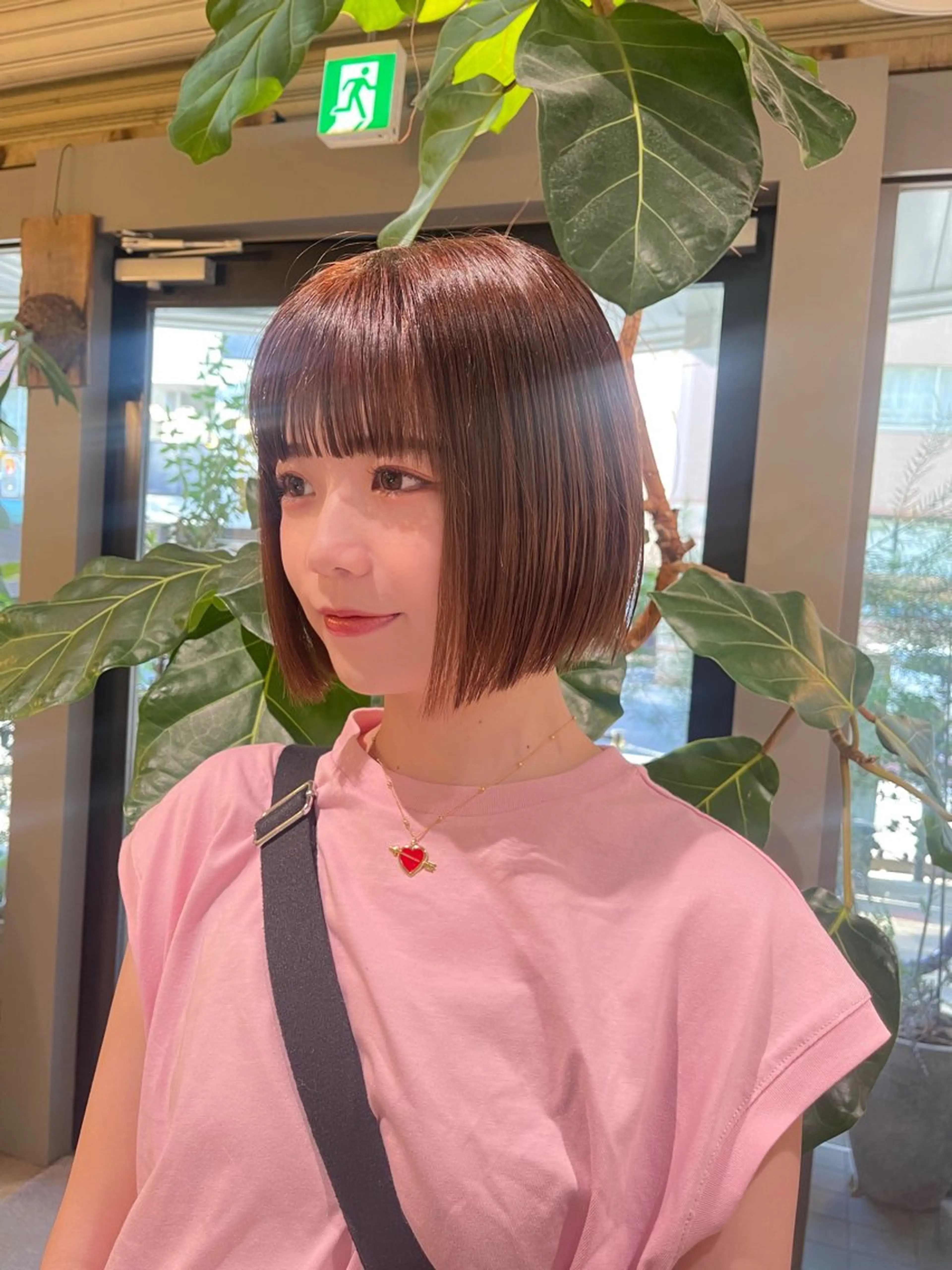 ミディアム ano @anomukuiのヘアスタイル