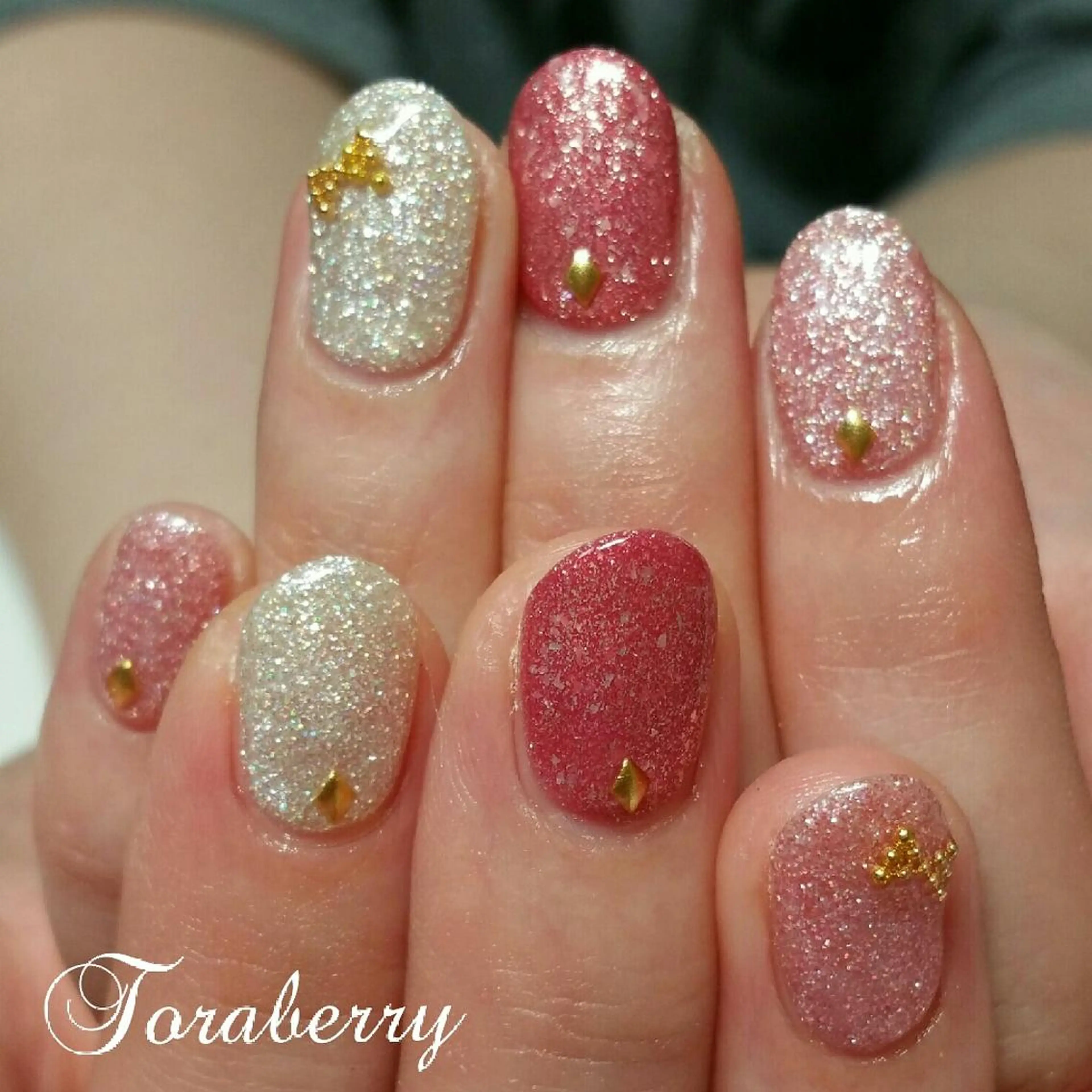 ネイル リボン ネイリスト なつみのネイルデザイン