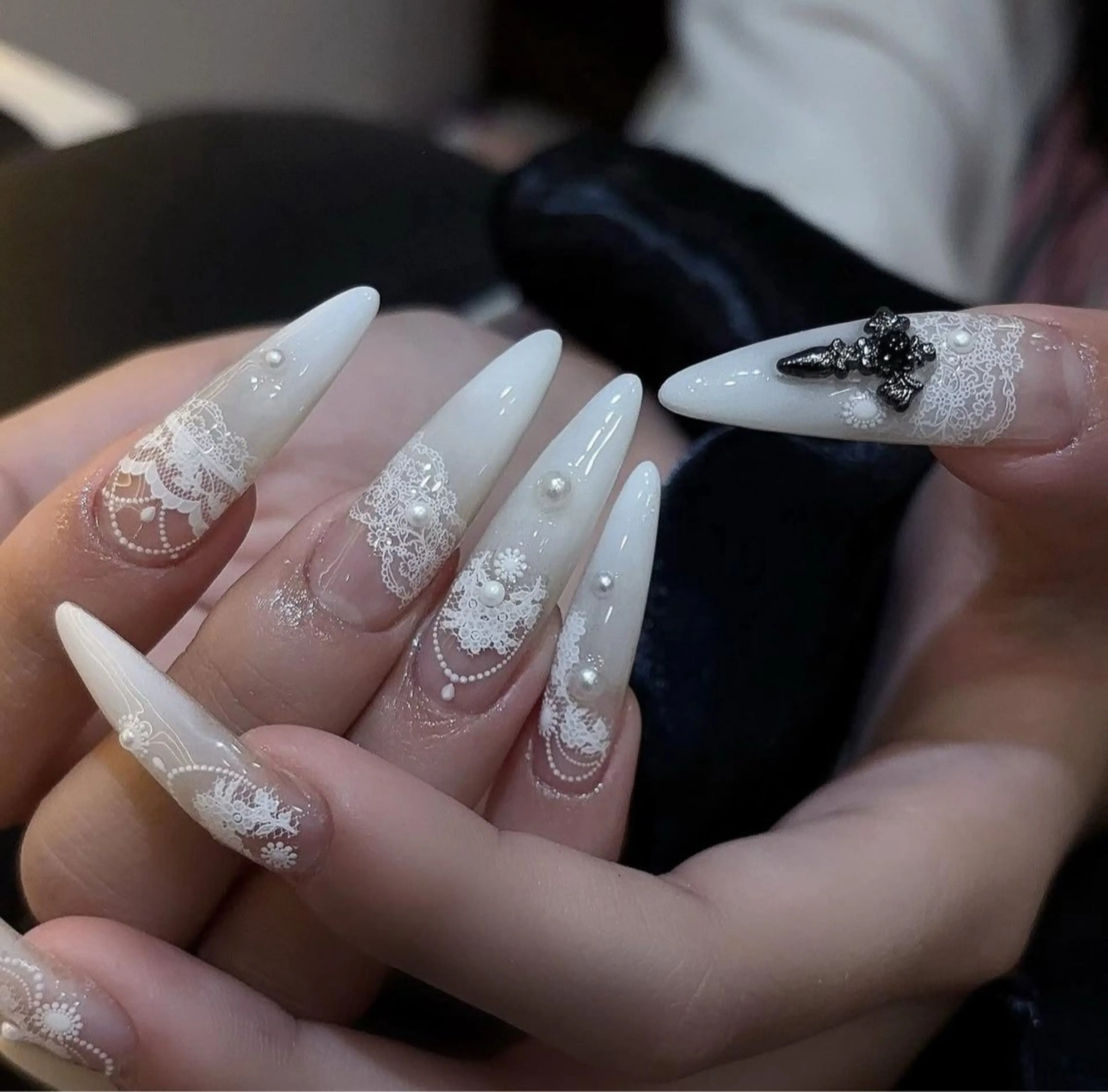 ネイル アートネイル フレンチネイル ジェルネイル キラキラネイル ニュアンスネイル ハンドネイル Ryunail所属・ryunail shinokuboのネイルデザイン