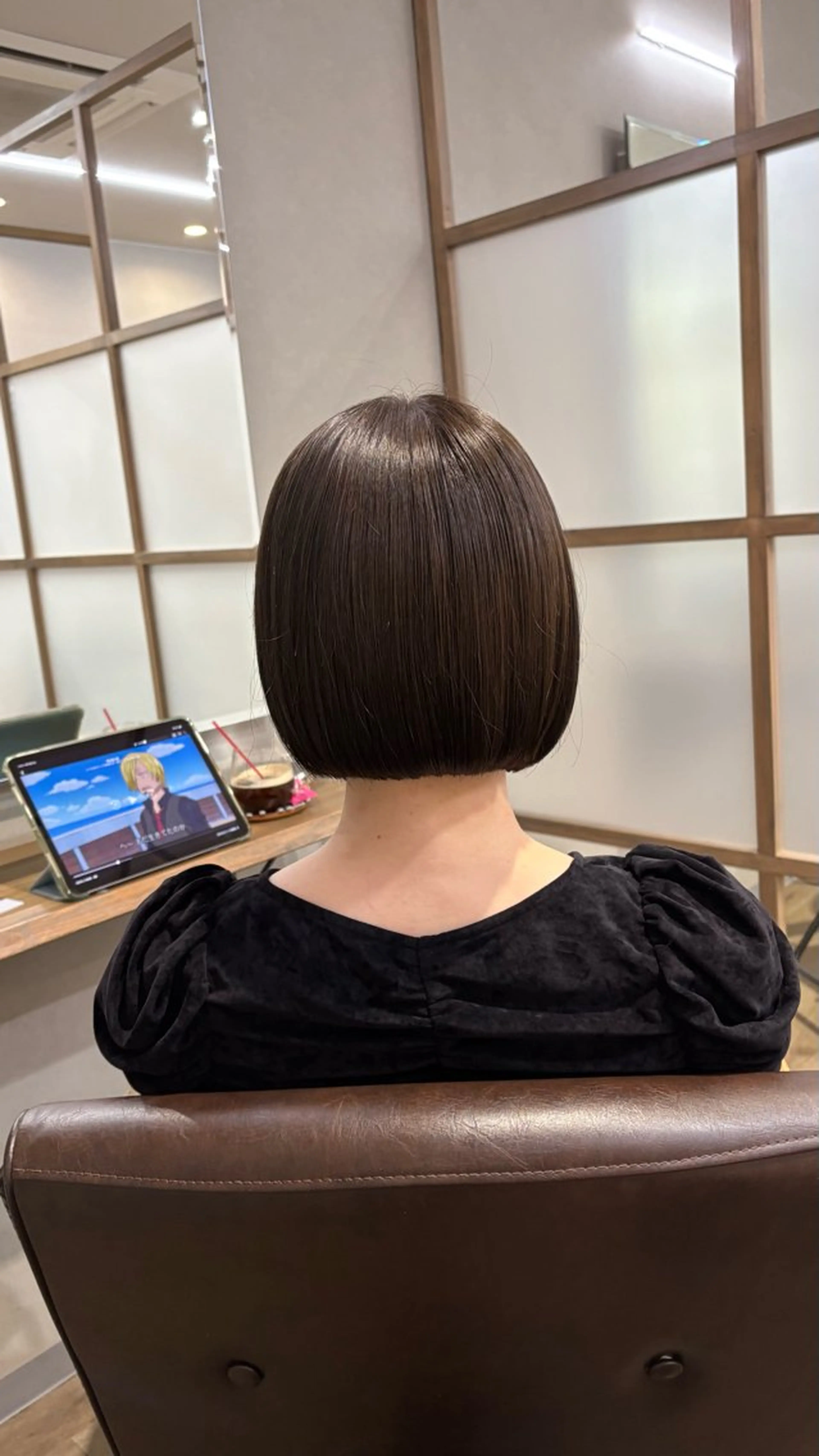 ミディアム ボブ 髪質改善 カット ヘアカラー cond.所属・アスナ /ショートスタイルのヘアスタイル