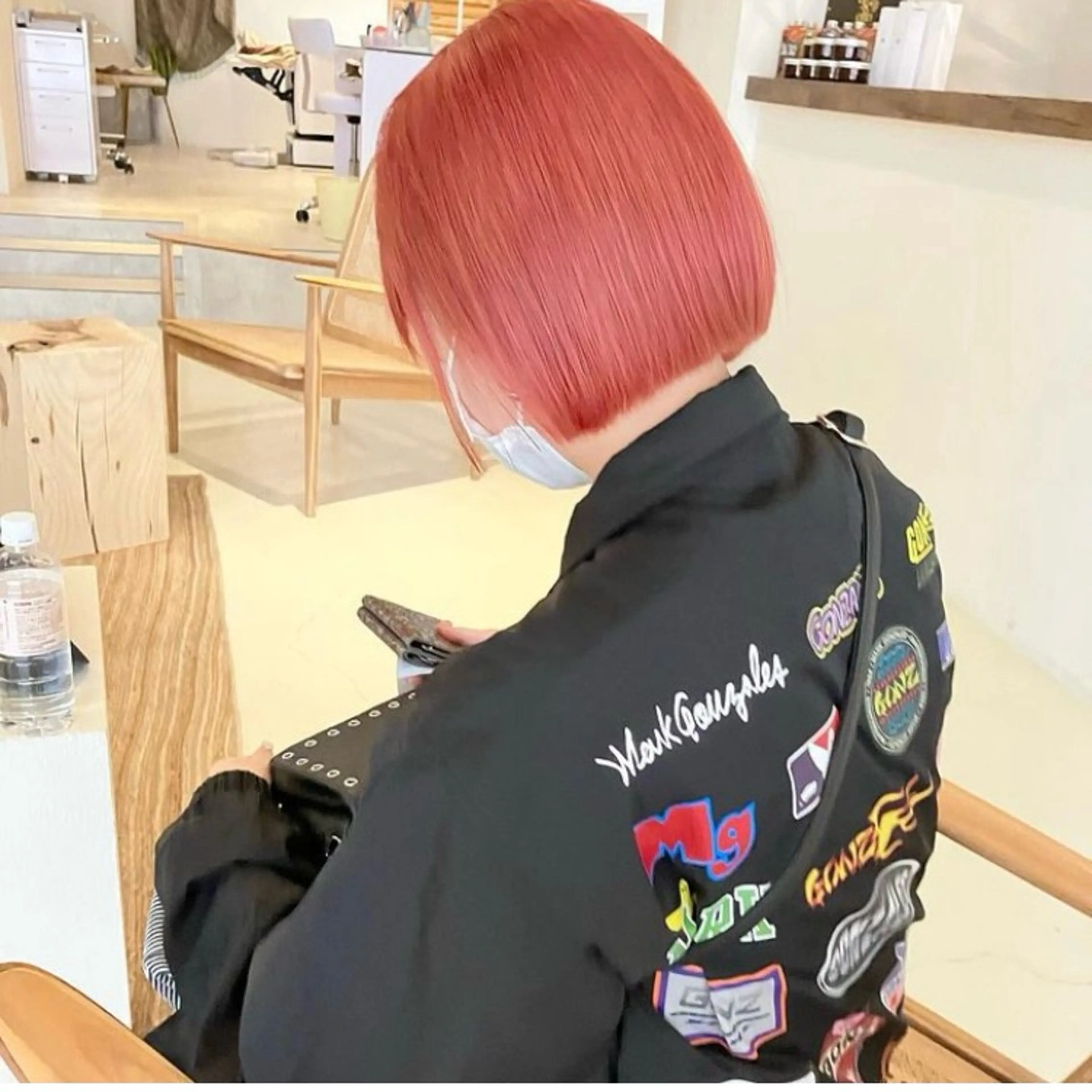 ショート カット ヘアカラー トリートメント chlom所属・🌱大人ハイトーン RENのヘアスタイル