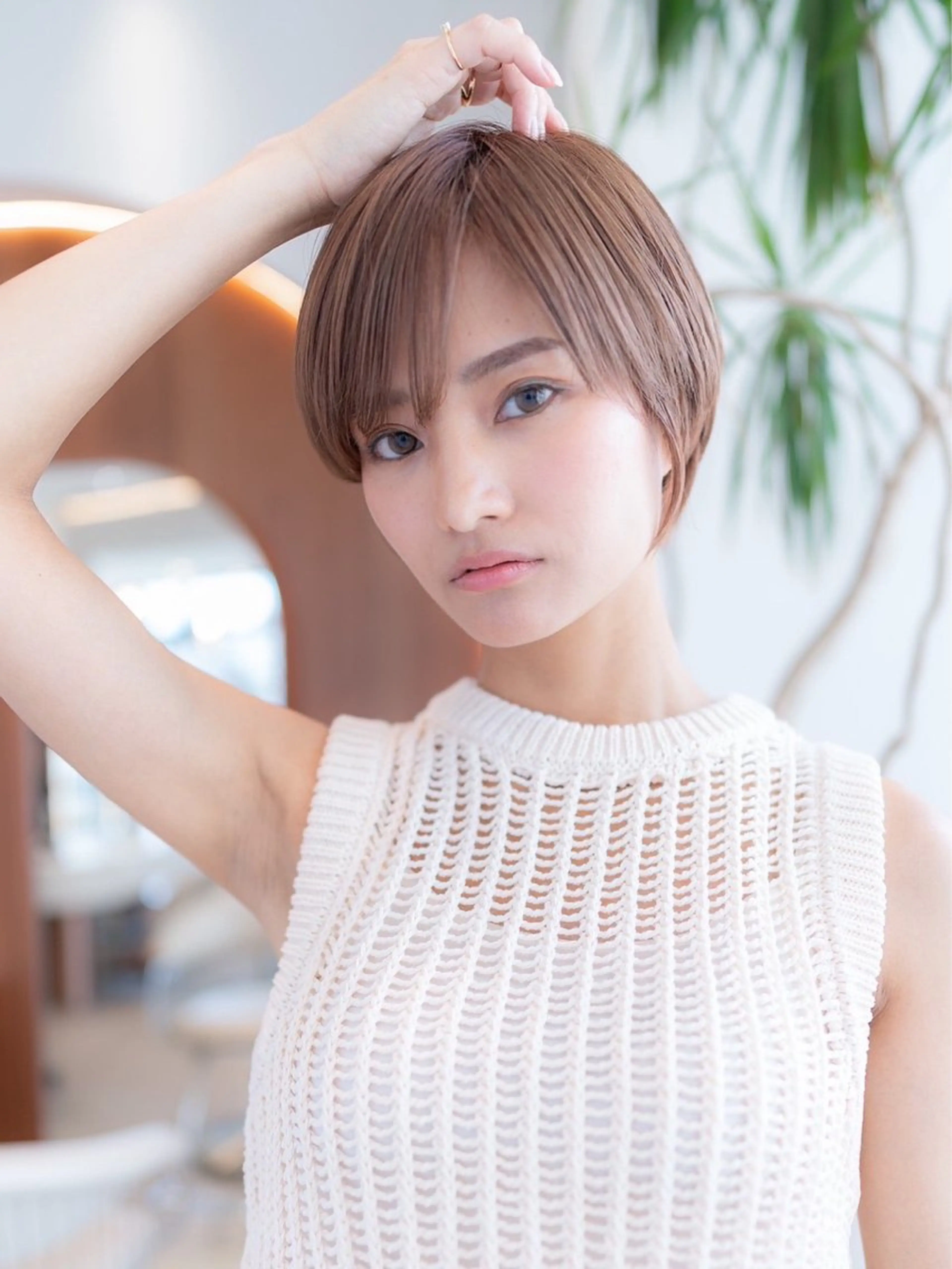 ショート メンズヘア/渋谷 /シースルーマッシュのヘアスタイル