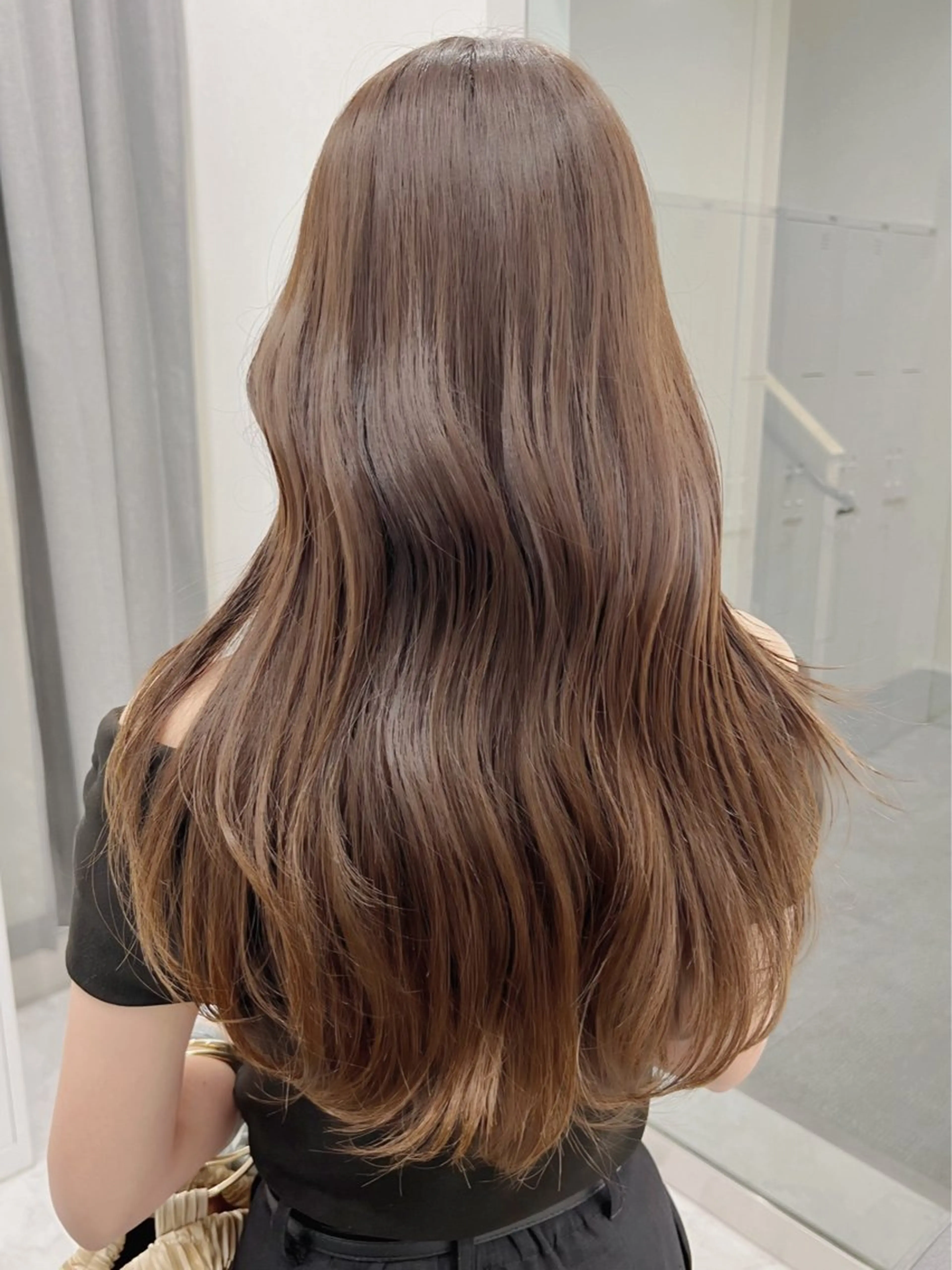 ロング アッシュ カット ヘアカラー トリートメント 最高の似合わせ🪽 韓国っぽ🇰🇷後藤のヘアスタイル