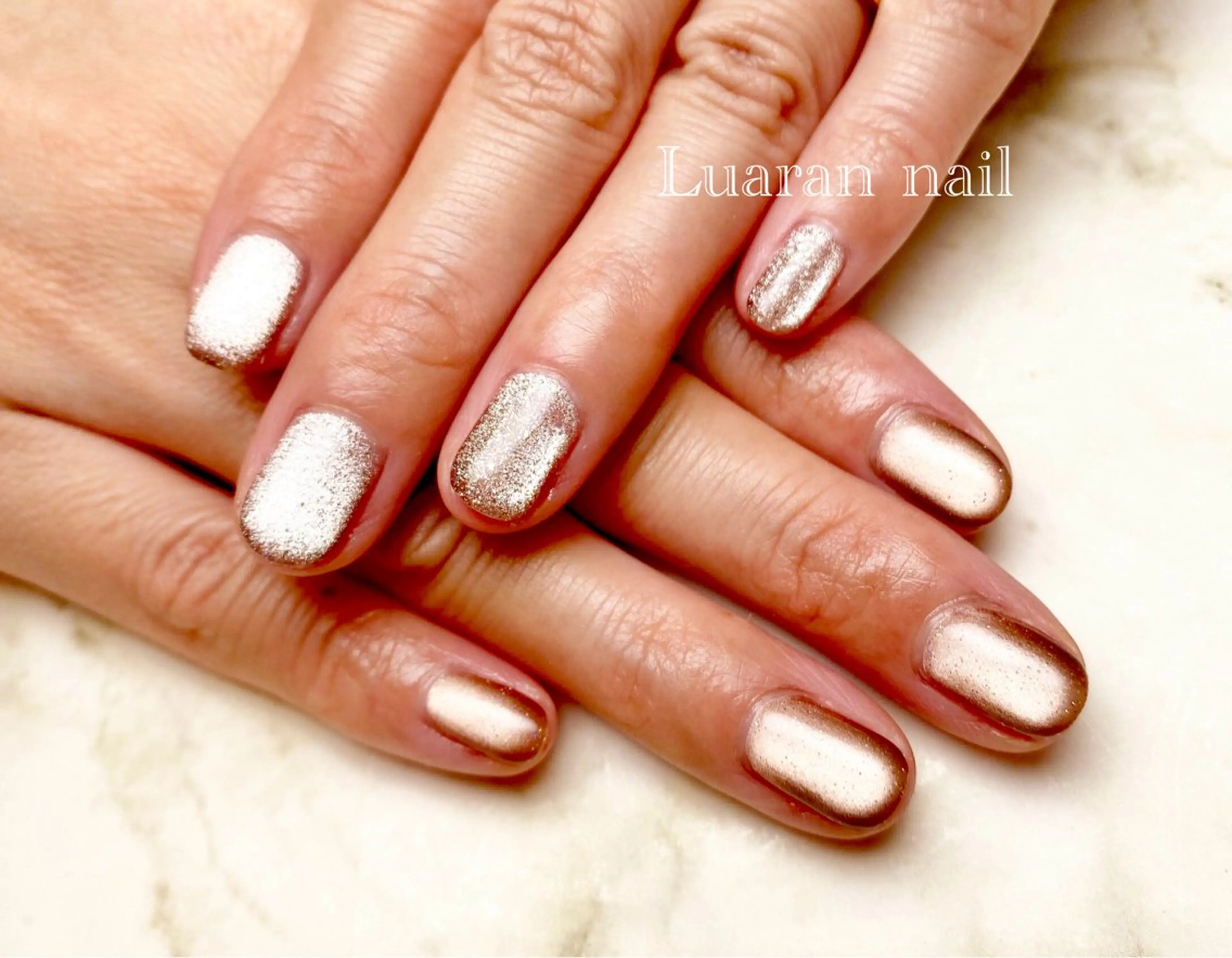 ネイル フラッシュネイル フラッシュマグ マグネットネイル ハンドネイル Luaran nailのネイルデザイン