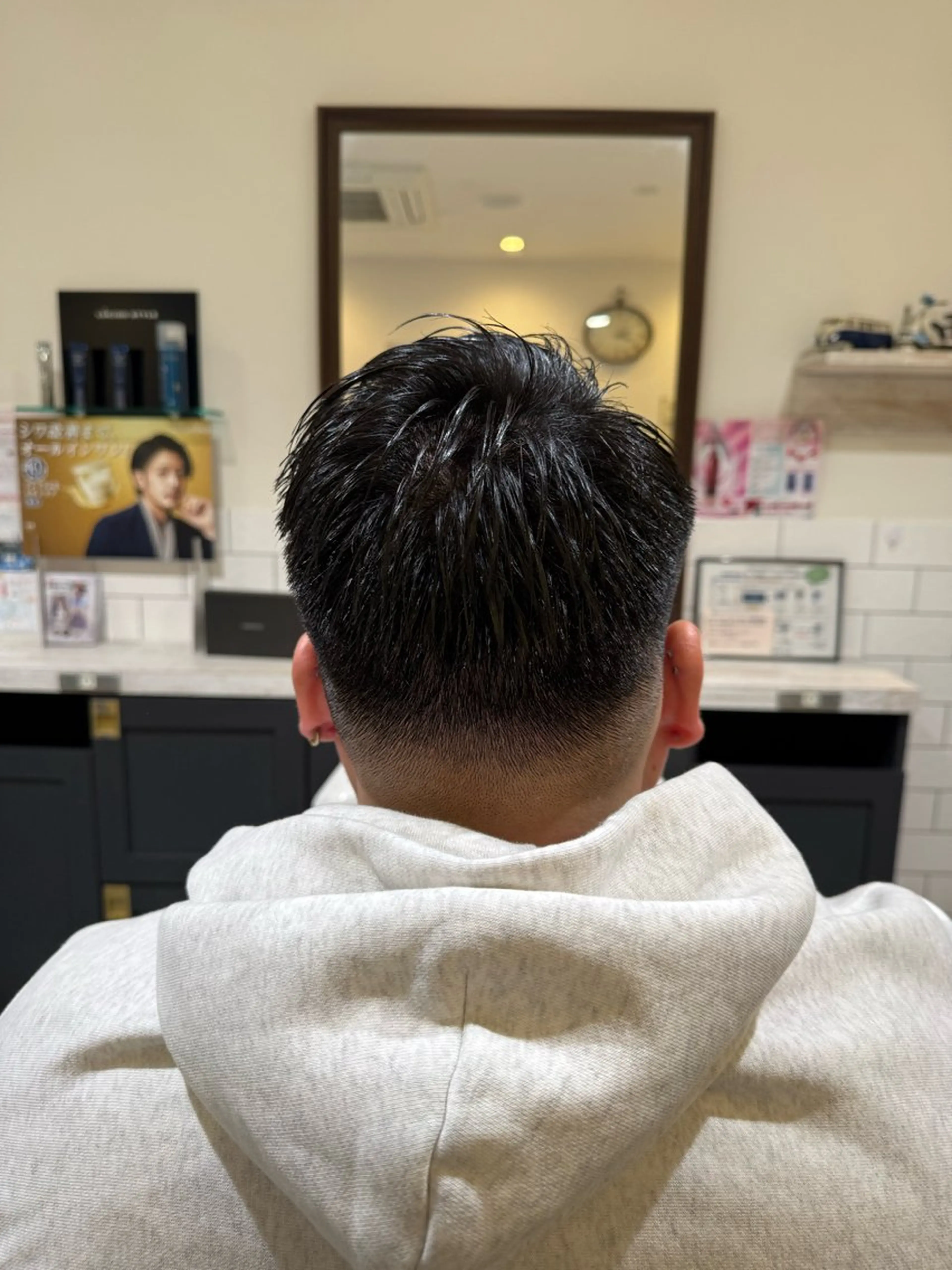 ショート メンズ 似合わせカットパーマ 長峯丈士のヘアスタイル
