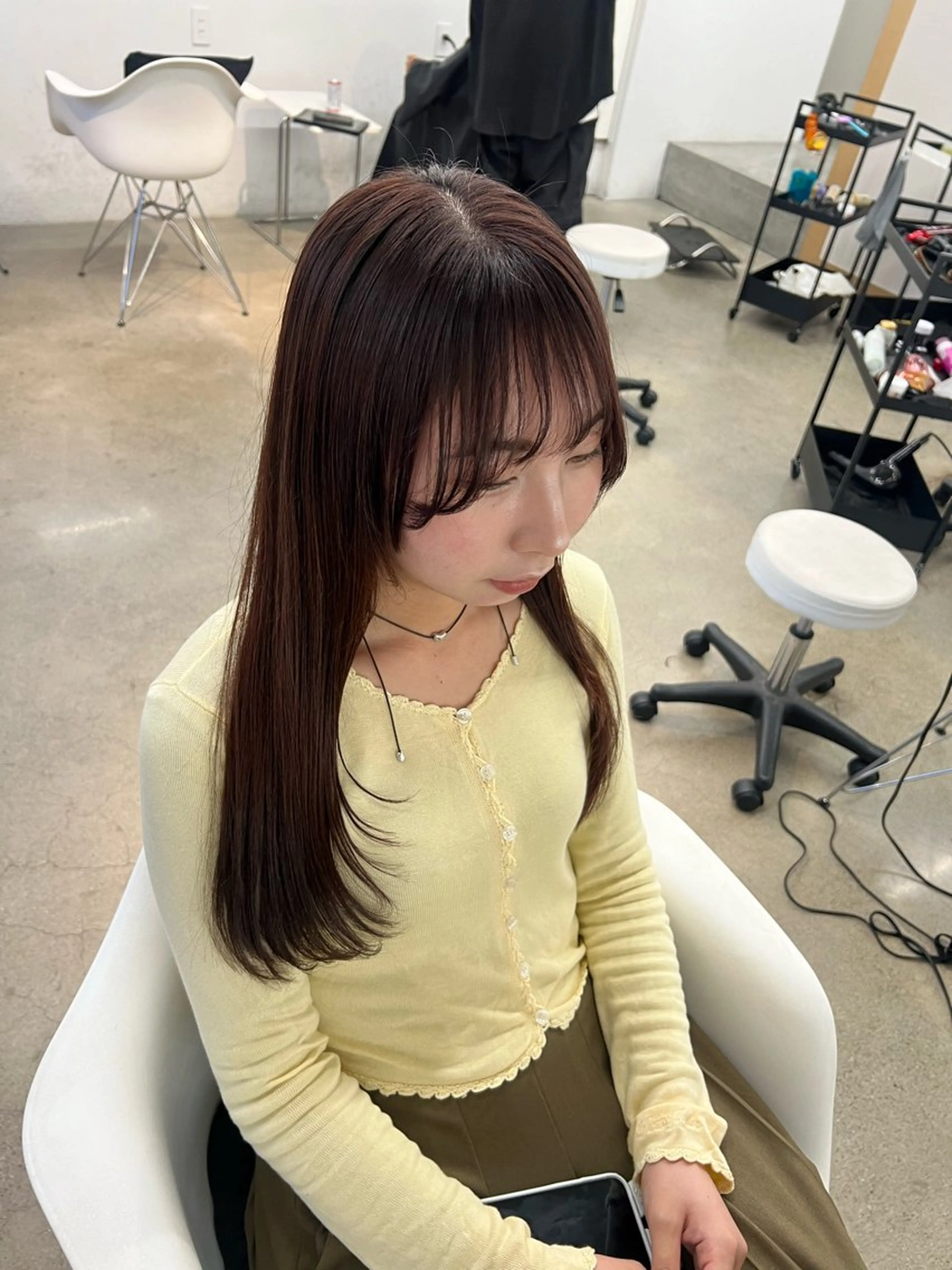 ロング カラー カット ヘアカラー トリートメント build所属・秋山 花音のヘアスタイル