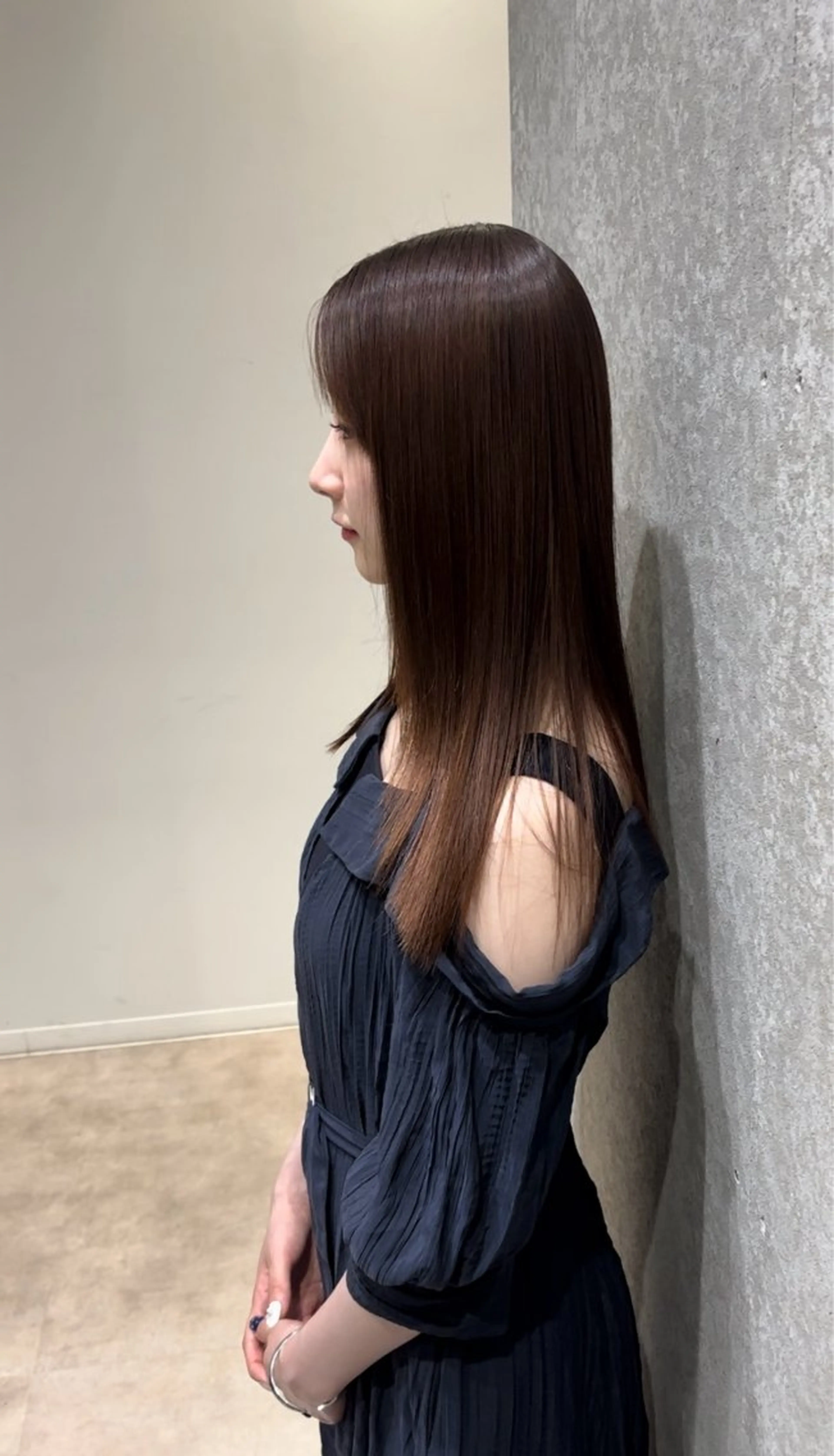 セミロング 髪質改善 トリートメント トリートメント ヘッドスパ GOTODAY  SHAiRE SALON　新宿Aura店所属・髪質改善ヘアケア 艶髪特化/上田のヘアスタイル