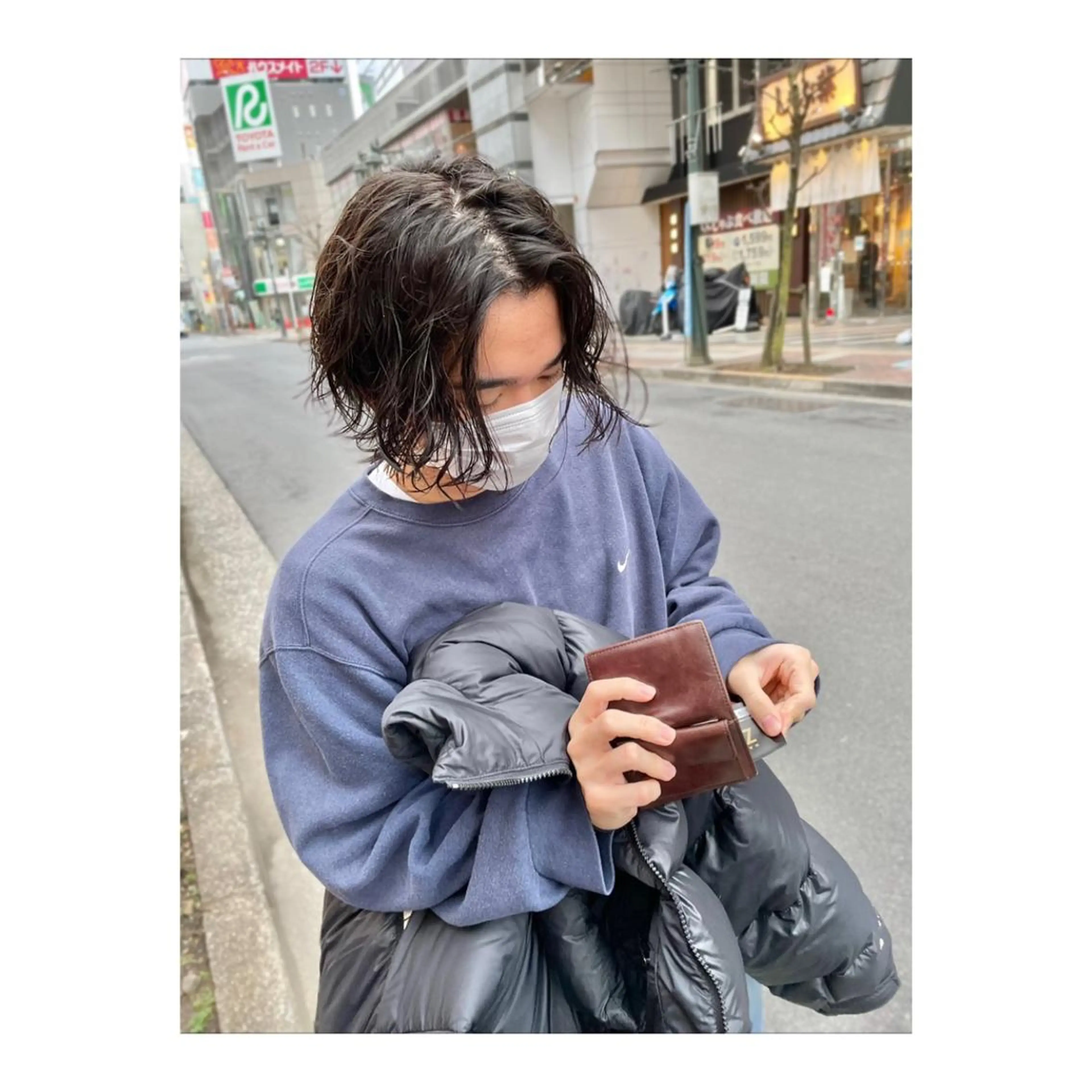 ショート パーマ メンズ カット パーマ ange☞ soutaのヘアスタイル