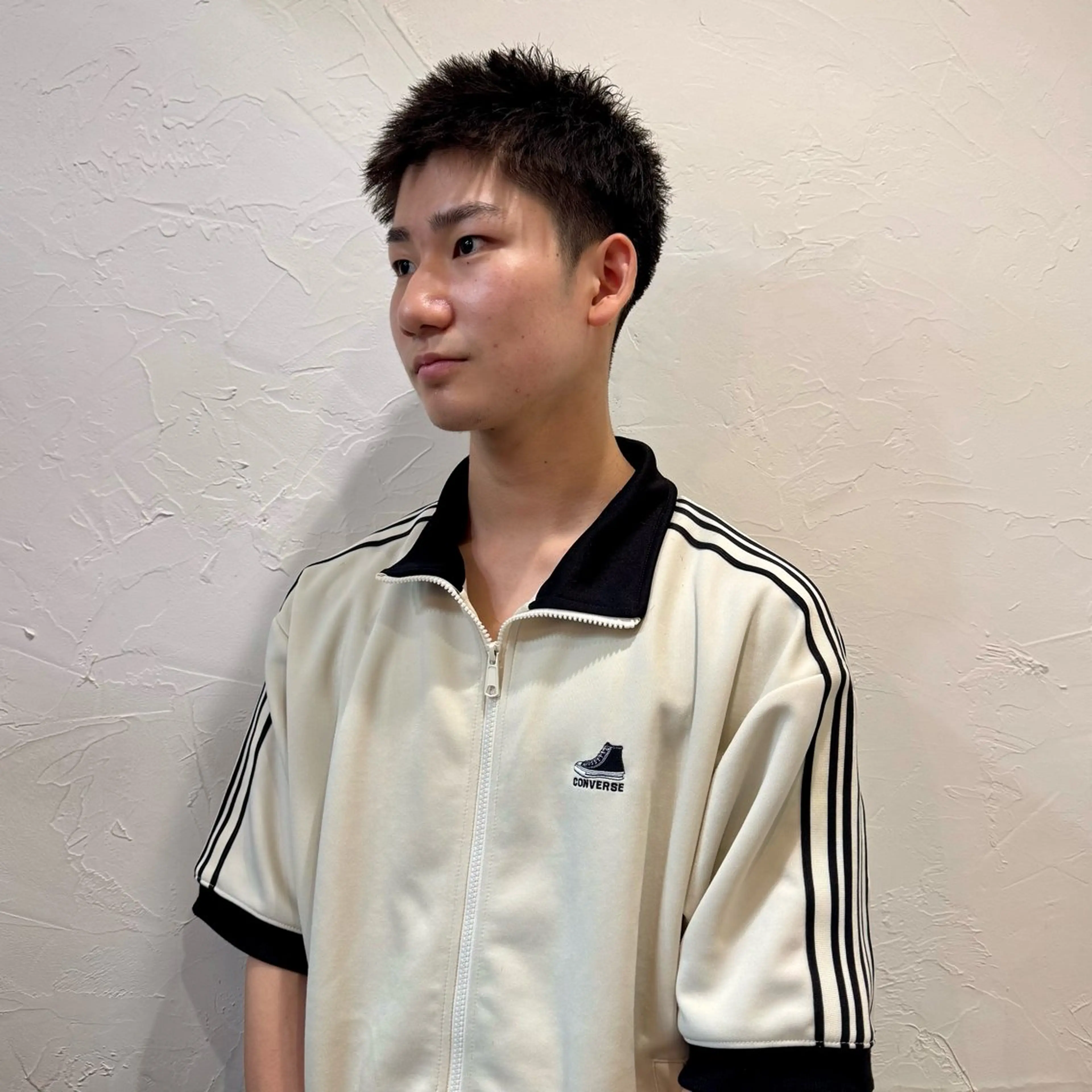 ショート メンズ アップバング メンズ就活ヘア メンズパーマ メンズショート スパイキーショート カット ヘアセット 【池袋/スパイキー ショート】ⓝⓘⓜⓤのヘアスタイル