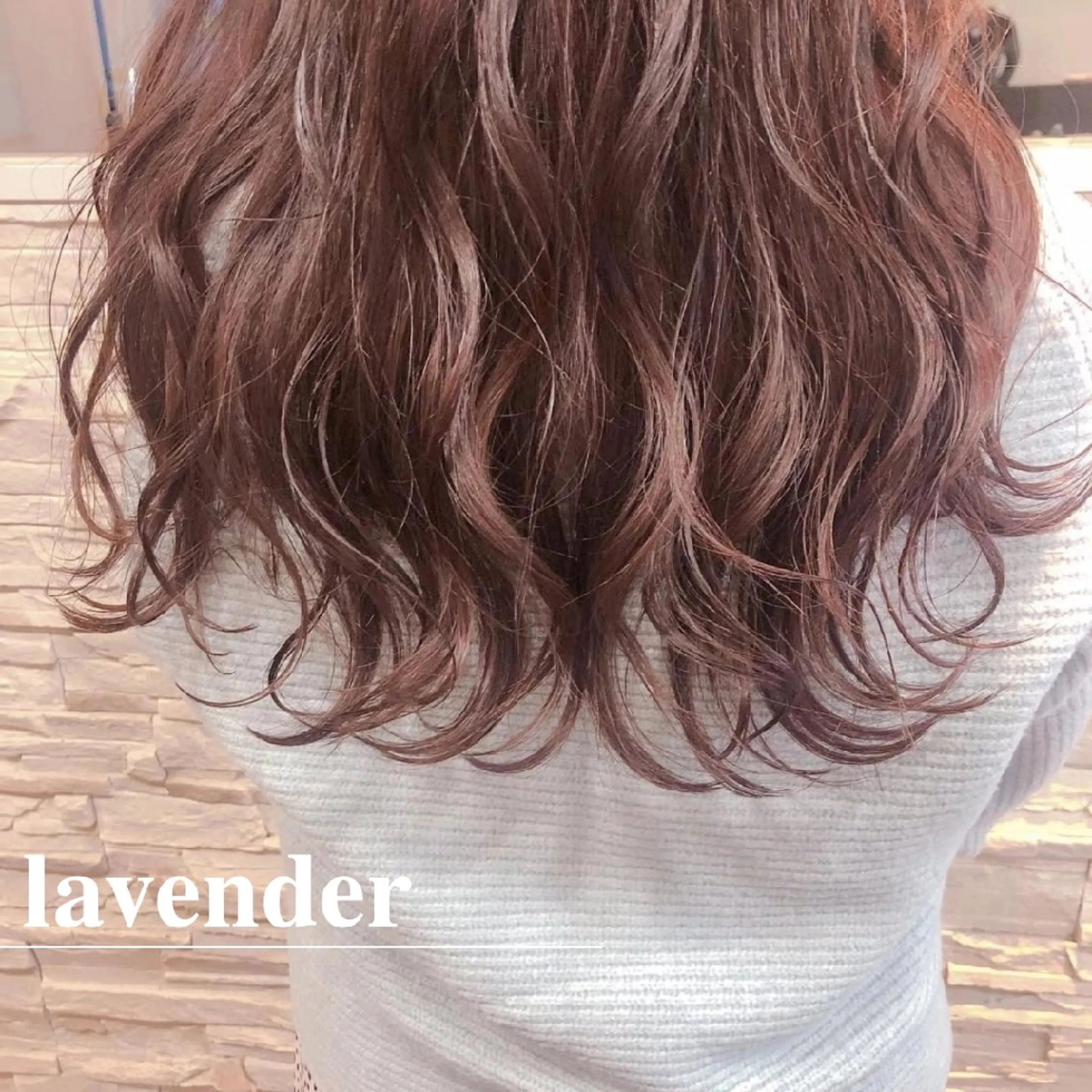 カラー 透明感カラー ラベンダーカラー leibz.co所属・Furuta Yukikoのヘアスタイル