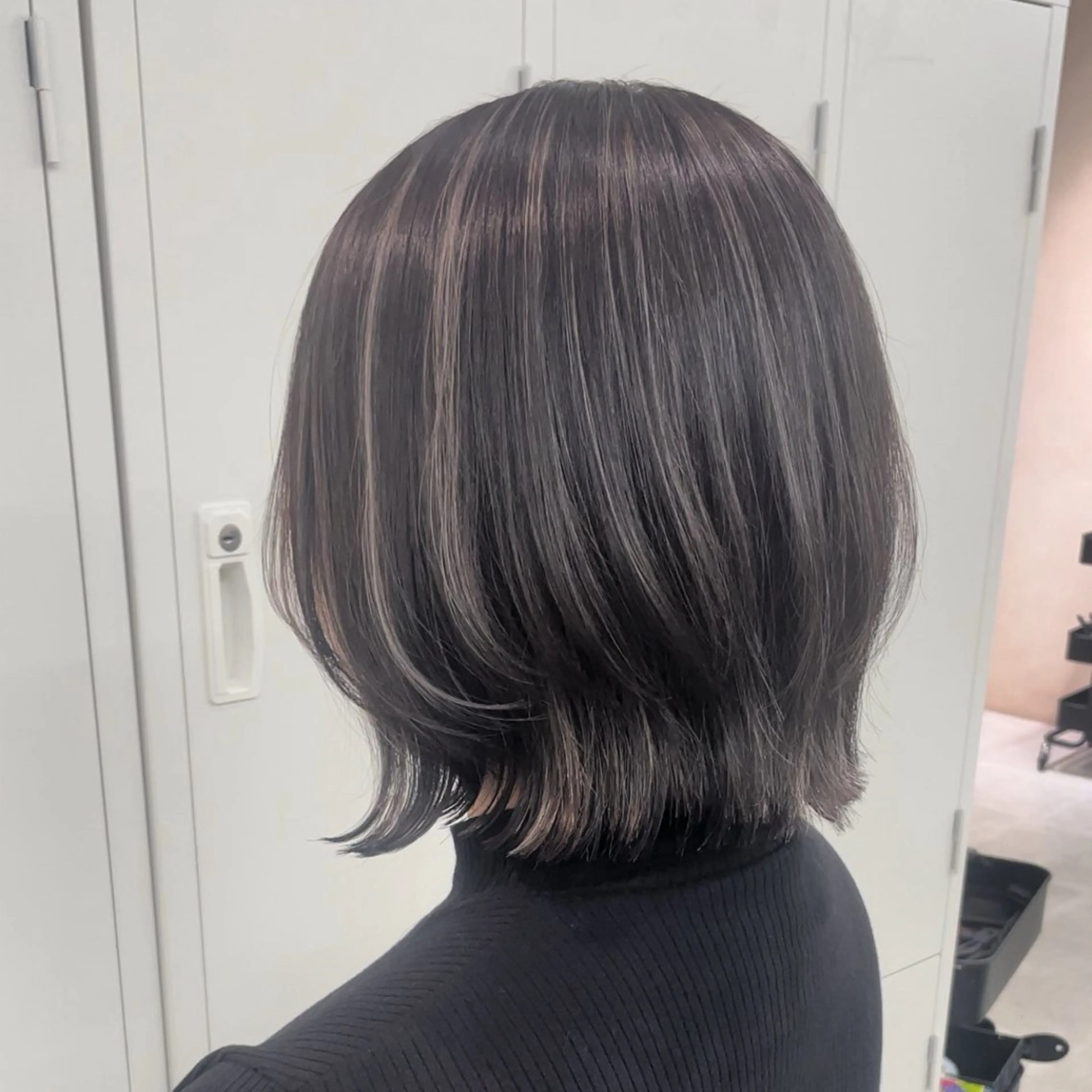 ショート カラー カット ヘアカラー トリートメント 奥山義進/ハイトーン /バレイヤージュのヘアスタイル