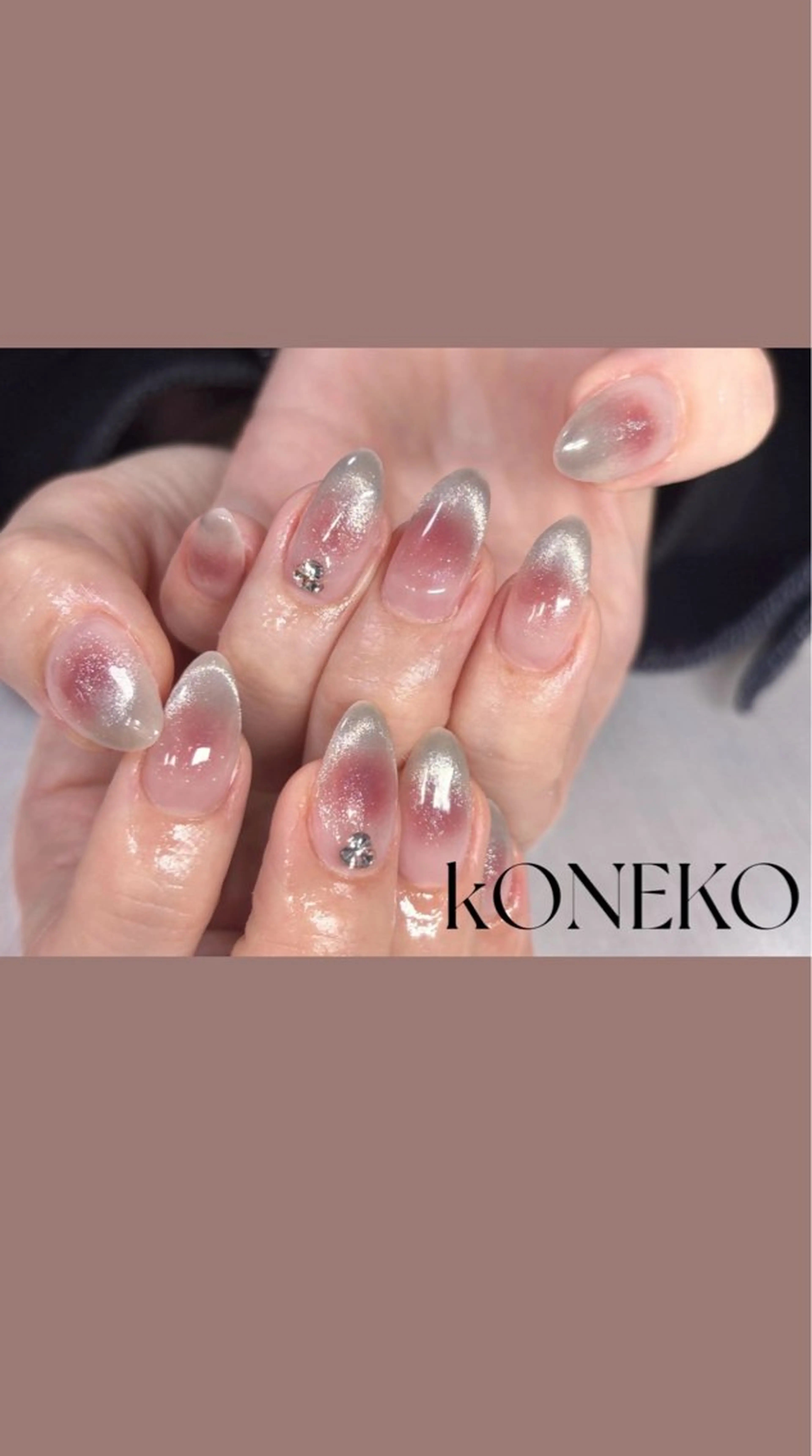 ネイル ハンドネイル コネコネイルサロン モデル用のネイルデザイン