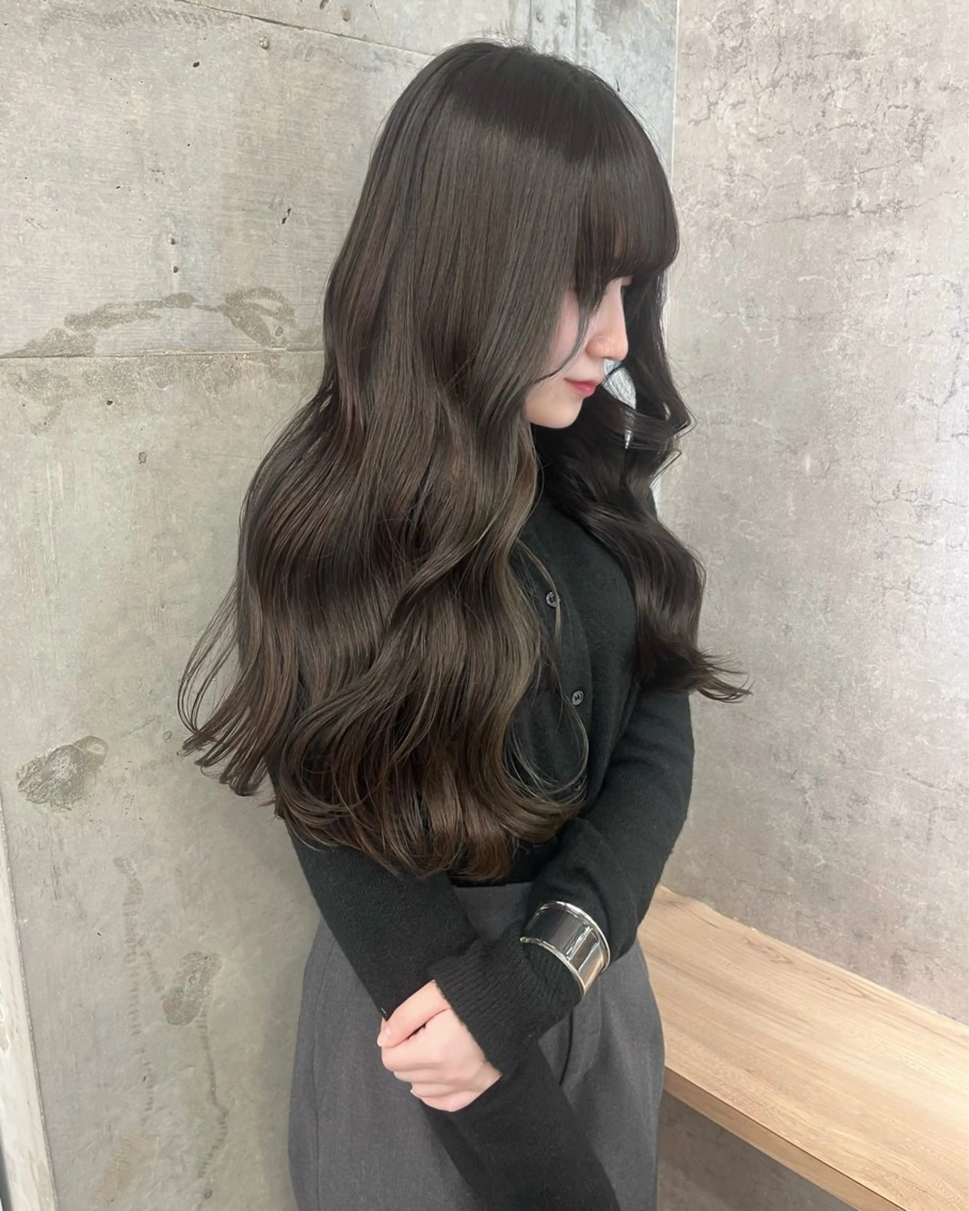 ロング カラー 梅田/ブリーチなし 透明感カラー/Yuiのヘアスタイル