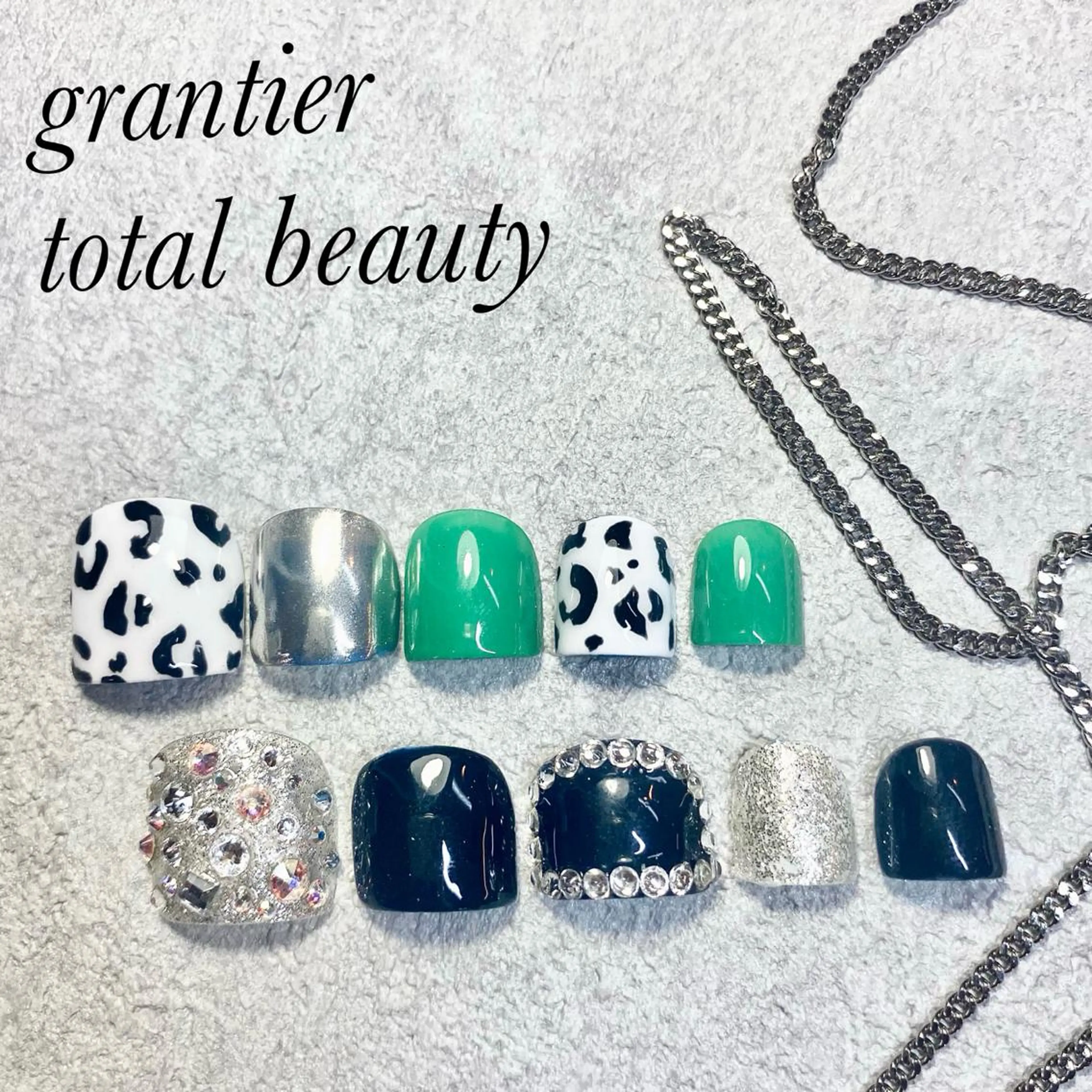 ネイル アートネイル フットネイル grantier beautyのネイルデザイン
