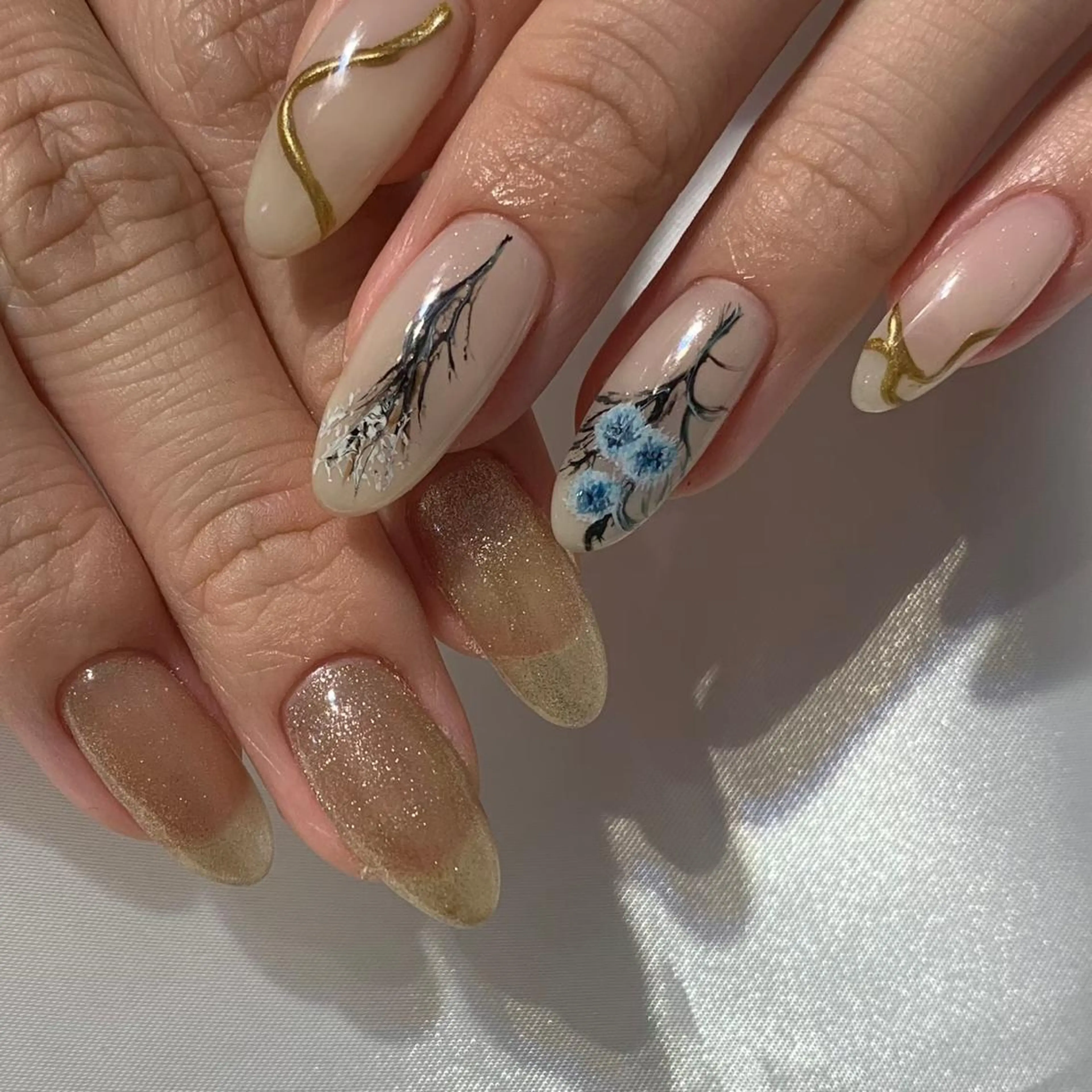 ネイル ゆびノさき茨木店 ニュアンス/アートのネイルデザイン