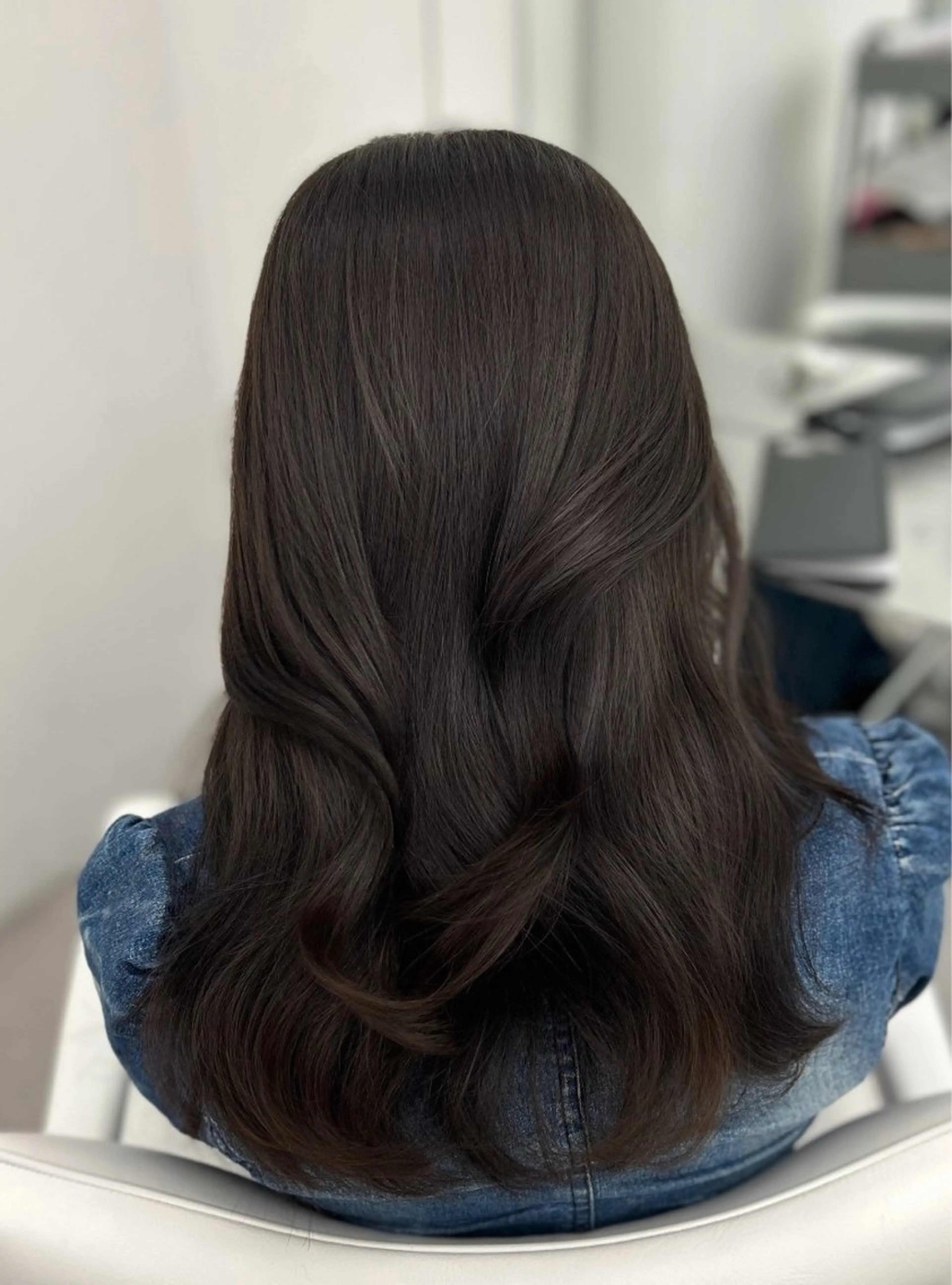 ロング カラー カット ヘアカラー トリートメント 加藤 優里のヘアスタイル