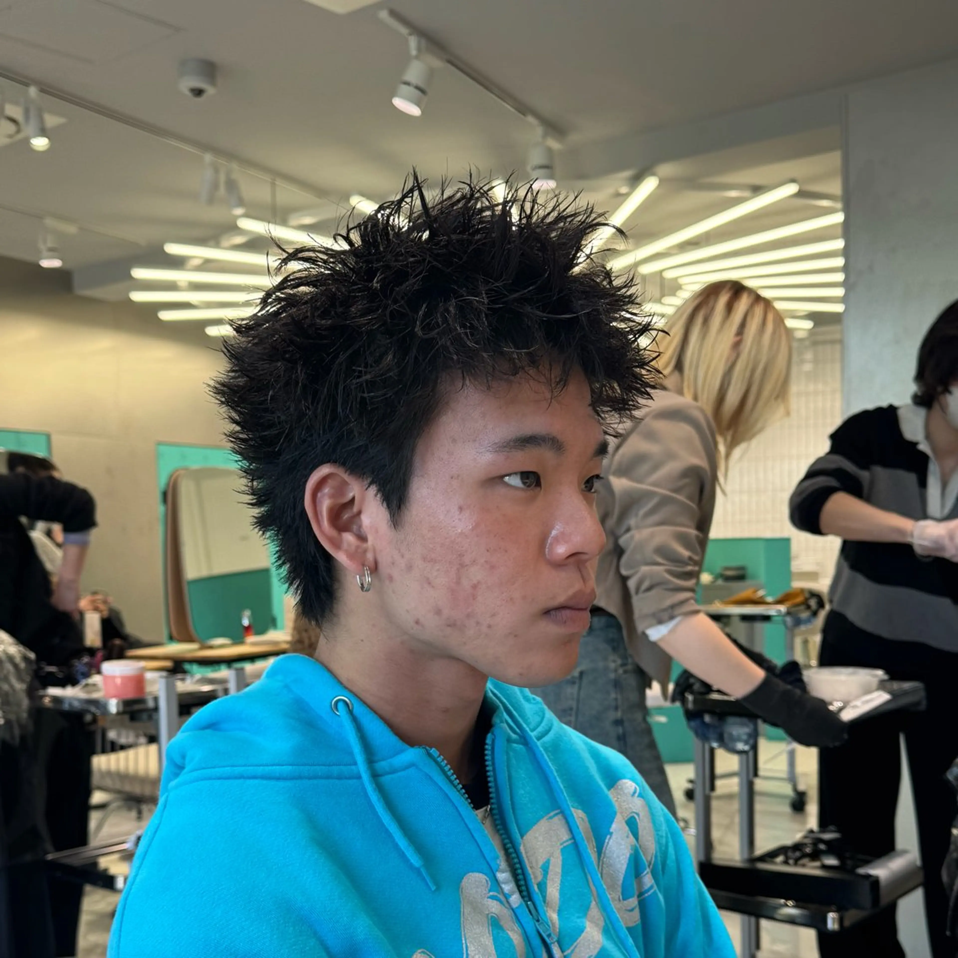ショート メンズ スパイキーショート ショートヘア FLAVA所属・吉祥寺メンズカット/ 韓国ヘア　渡邉壮太朗のヘアスタイル