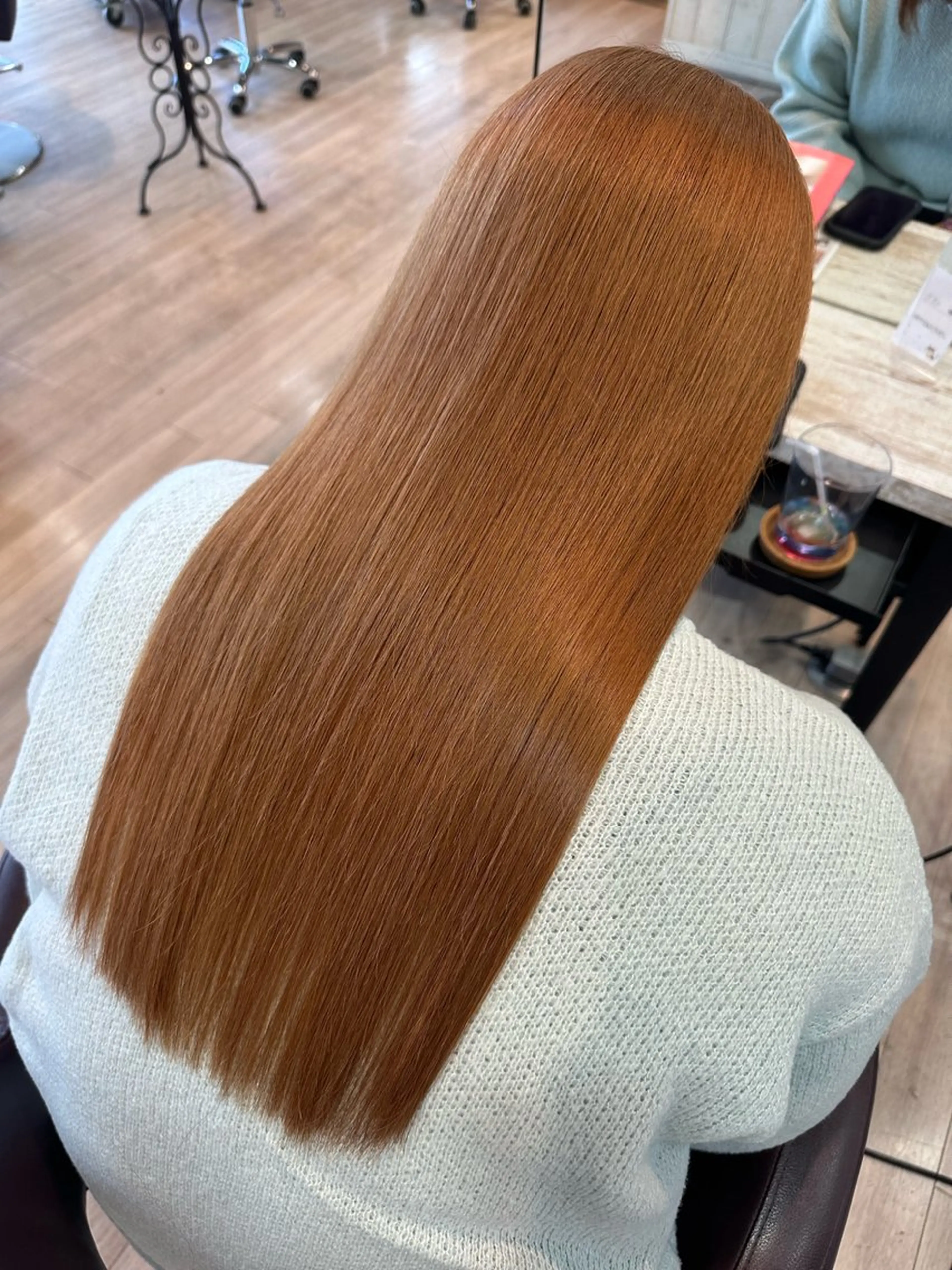 ロング ヘアカラー トリートメント ツヤ髪質改善 💜れいな💜のヘアスタイル