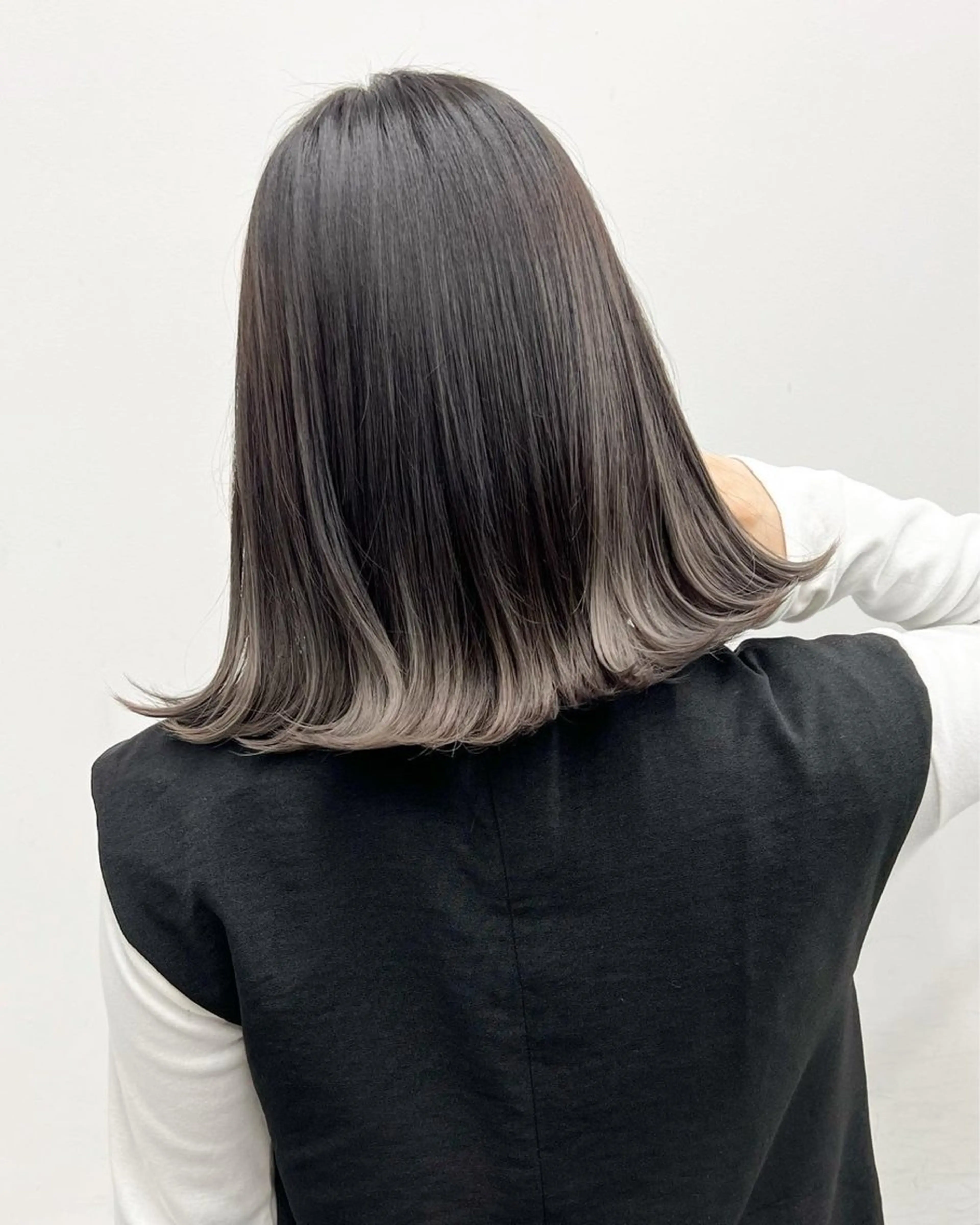 ミディアム ボブ／"質感再生"艶 カラー🫧sHOMaのヘアスタイル