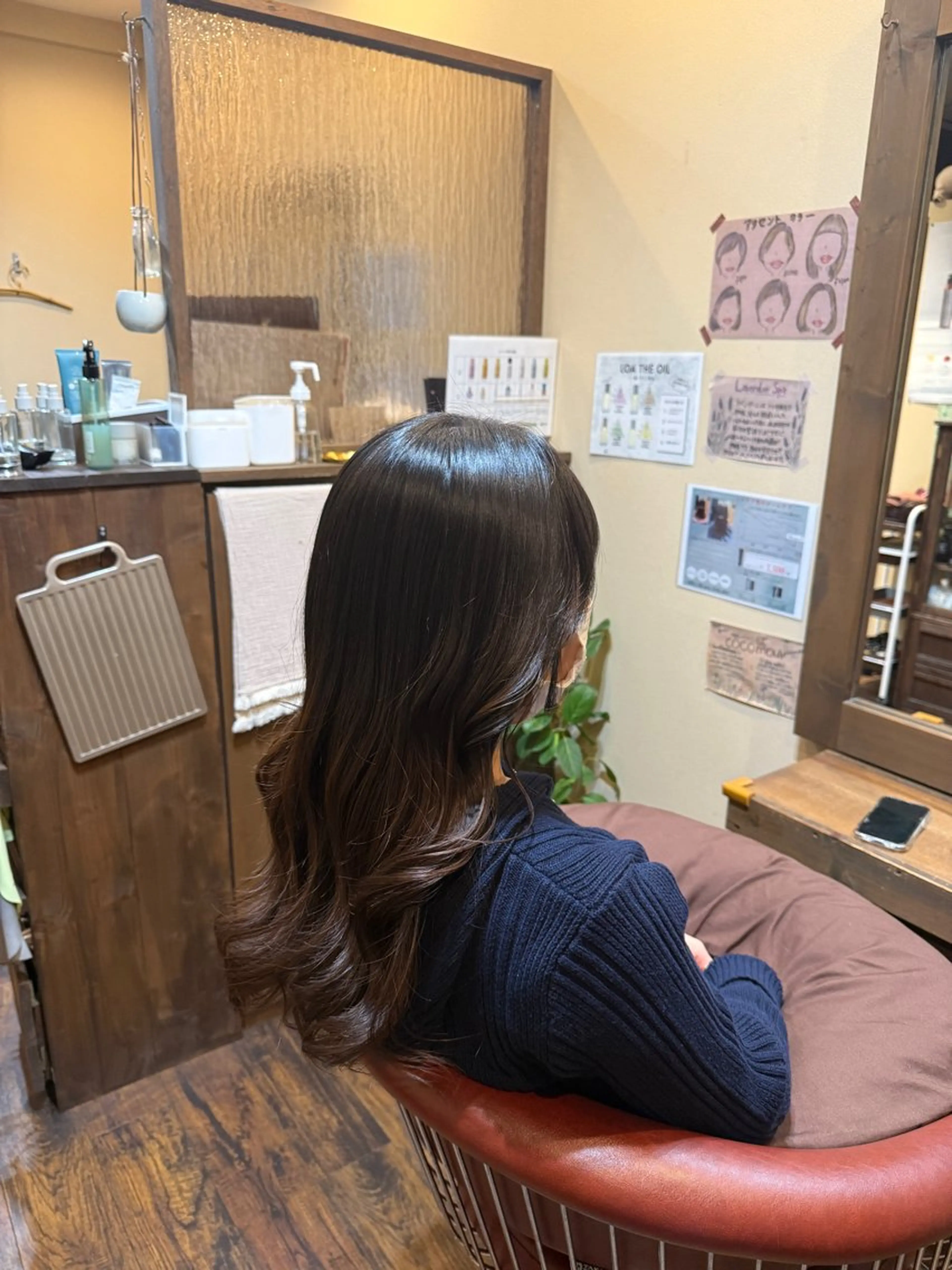 ロング canamo所属・大原 梨代のヘアスタイル
