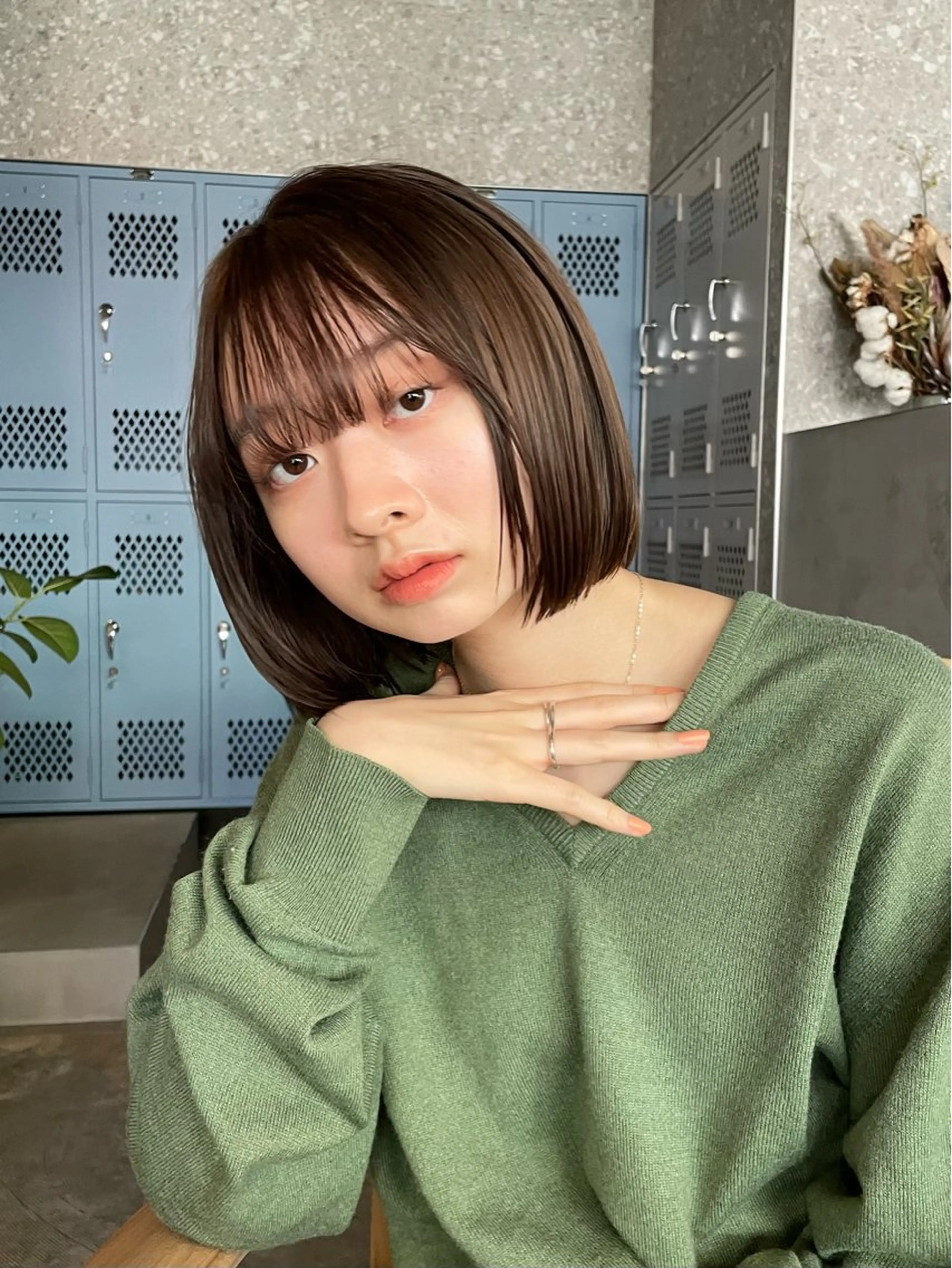 カラー ミルクティーベージュ /ユーナ❤️のヘアスタイル