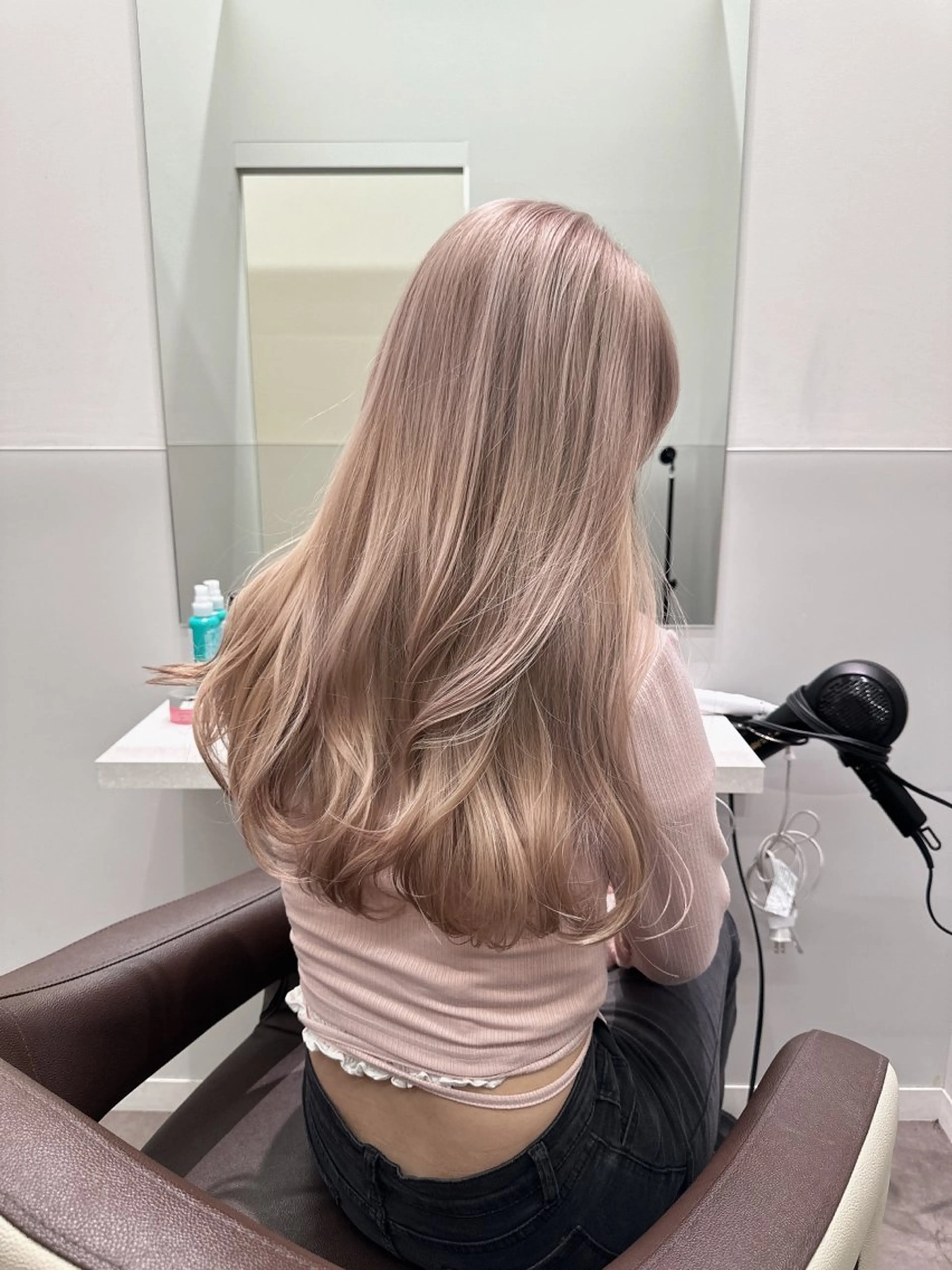 ロング ヘアカラー トリートメント 竹内 玲飛のヘアスタイル