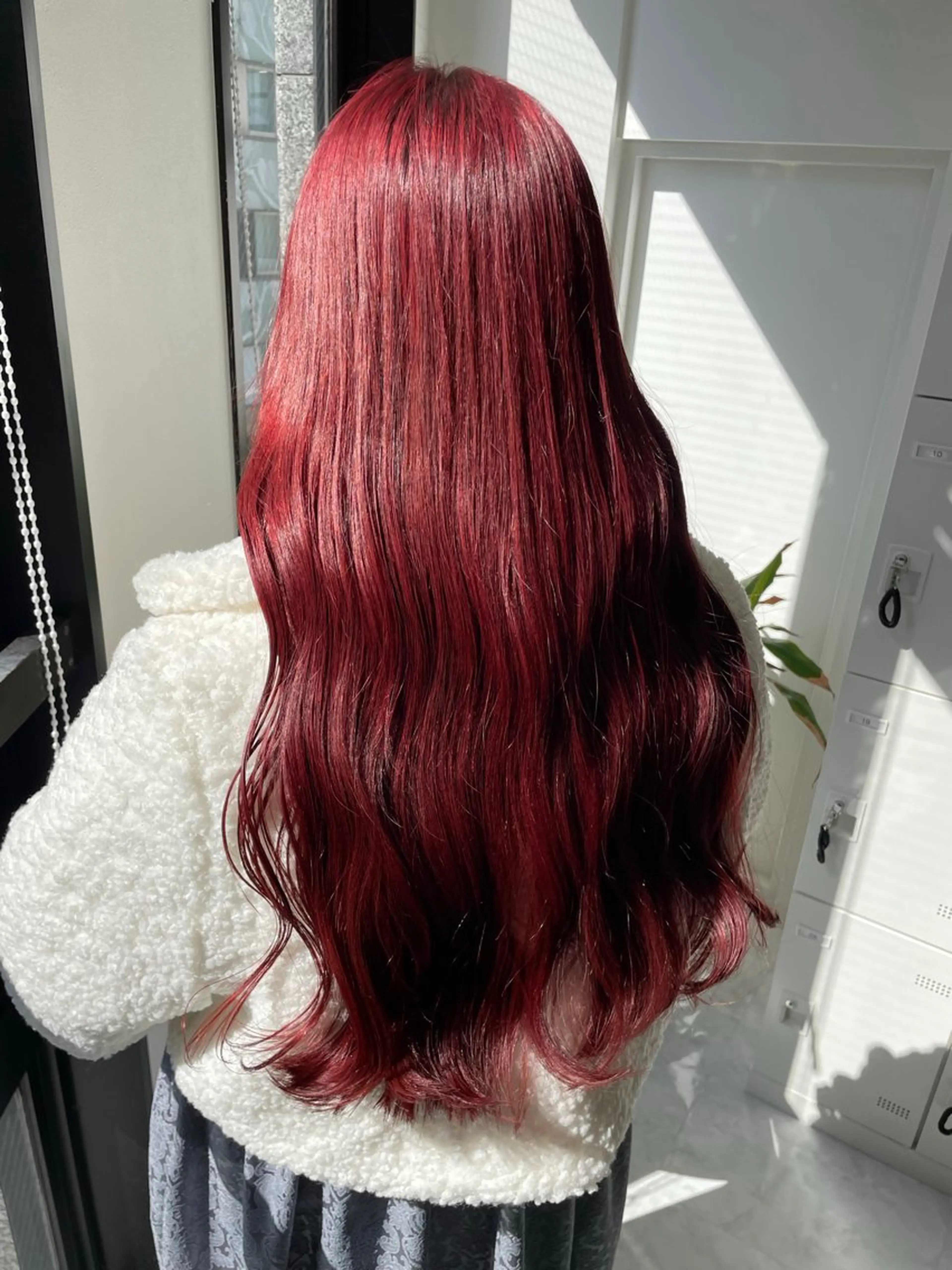 セミロング 🍒ワイン系 ウルフカット🍒拓未のヘアスタイル