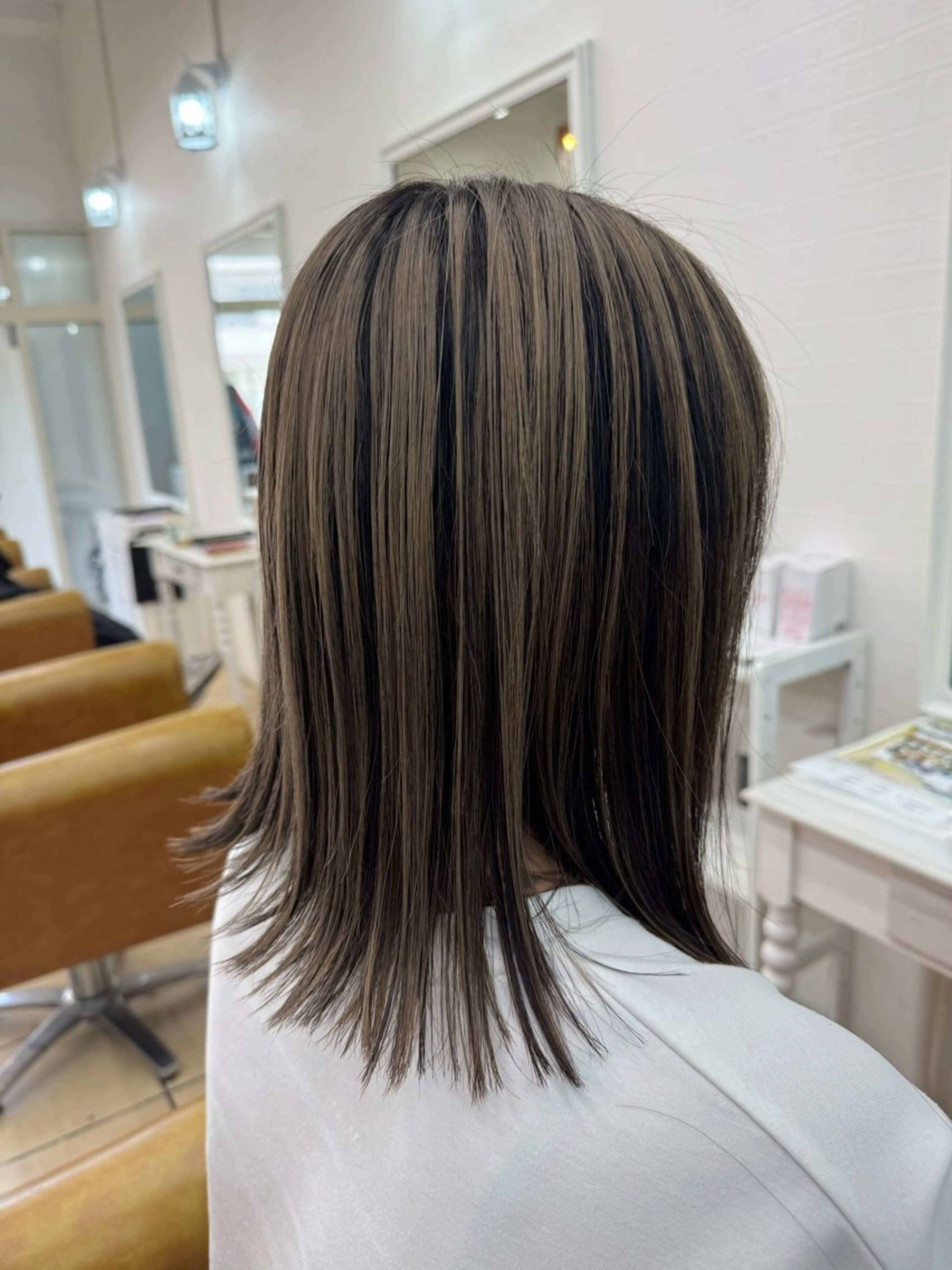 ミディアム カット ヘアカラー graspedia 【グラス・ペディア】所属・ササキ アユミのヘアスタイル